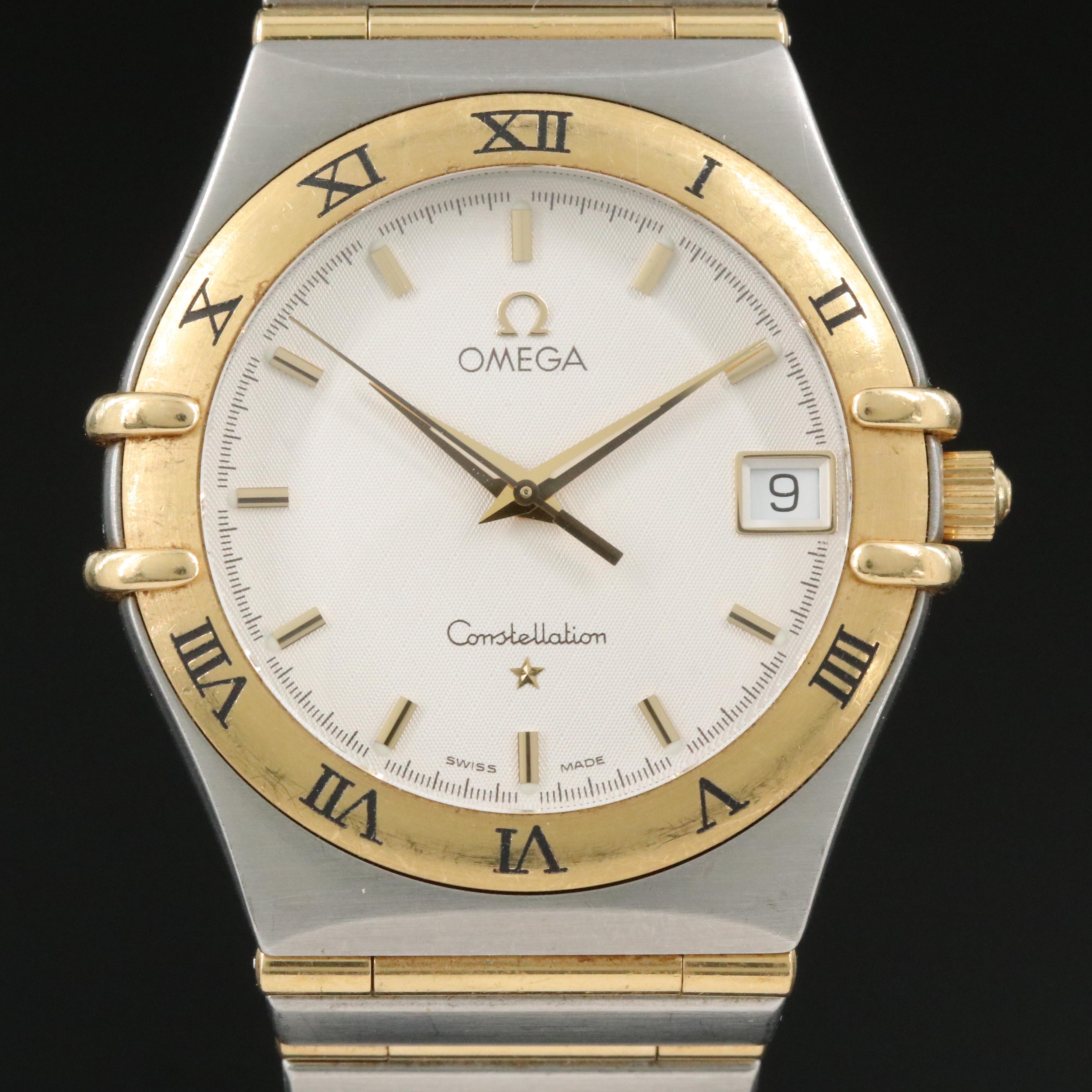 18K and Stainless Steel Omega Constellation Quartz Watch