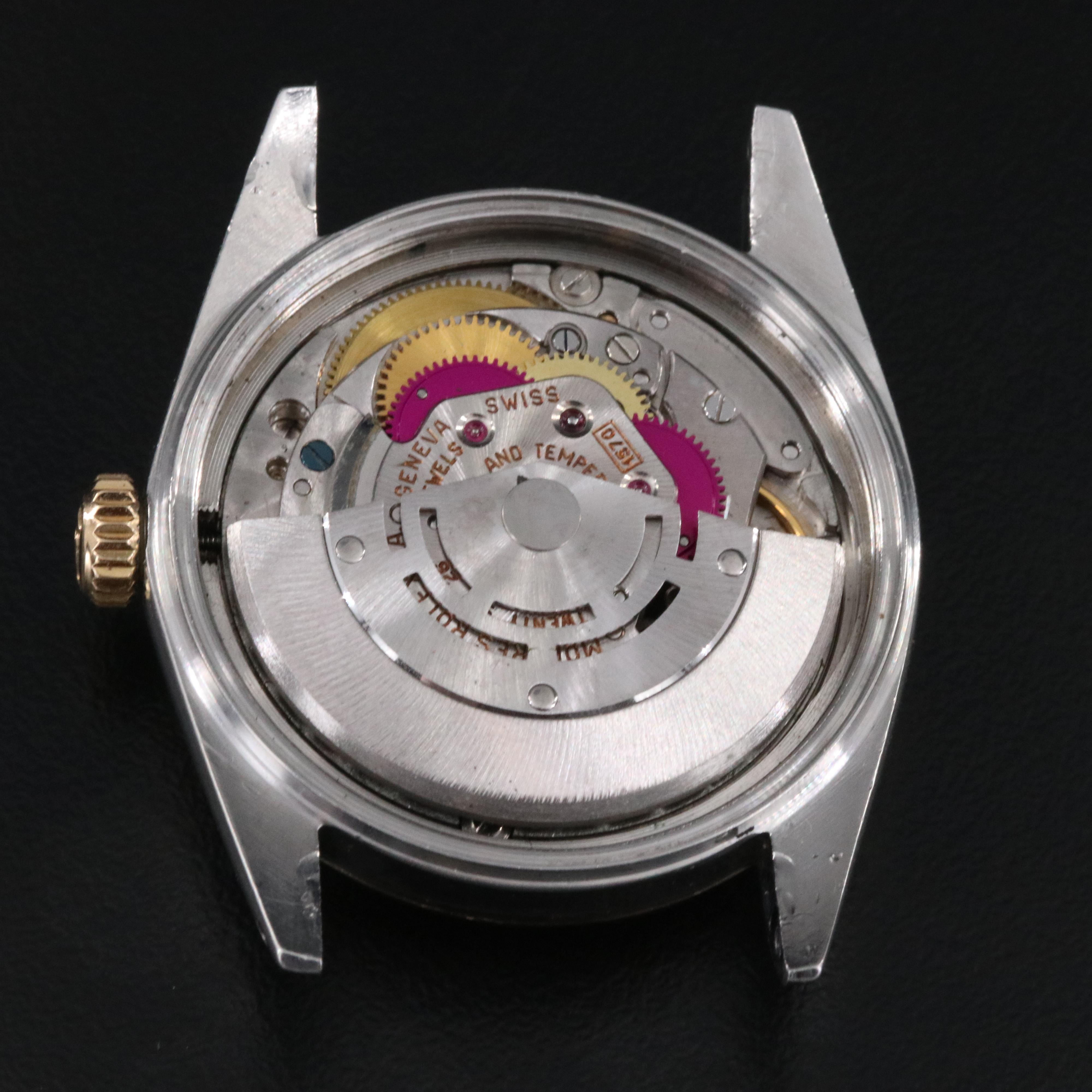 1967 Rolex Pie Pan Dial Two-Tone Datejust Watch