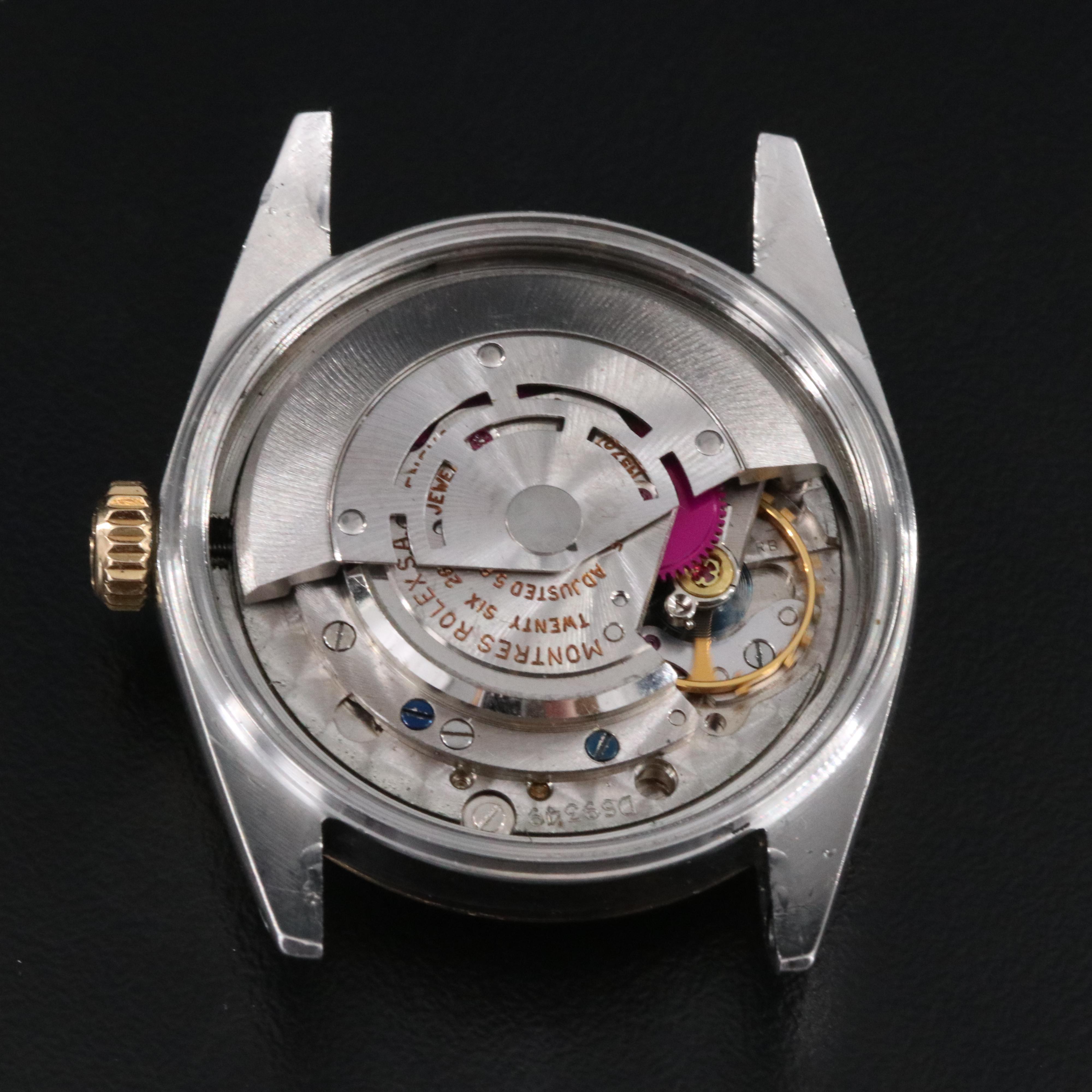 1967 Rolex Pie Pan Dial Two-Tone Datejust Watch