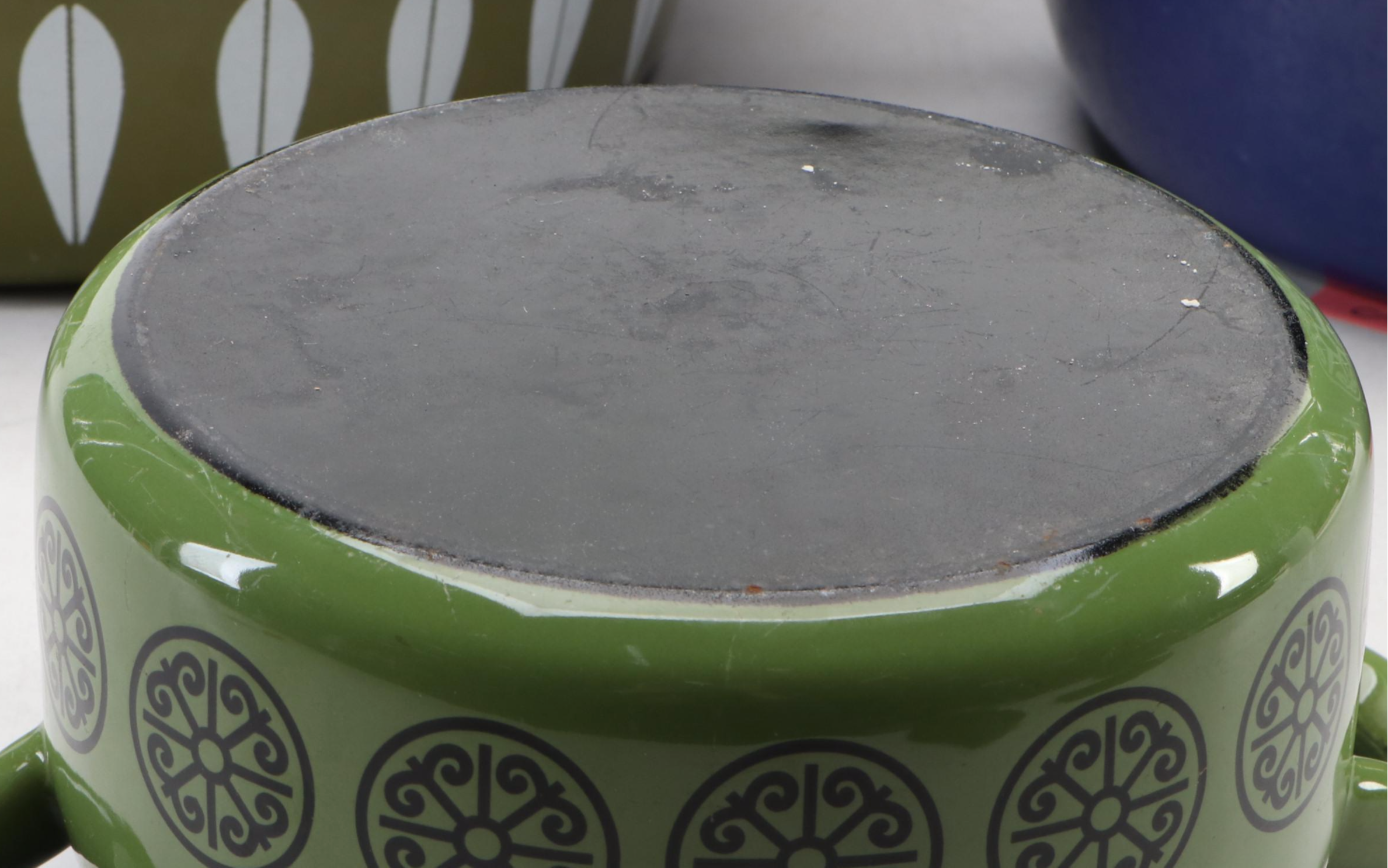 Cathrineholm "Lotus" Enameled Cast Iron Baking Dish with More Enamelware