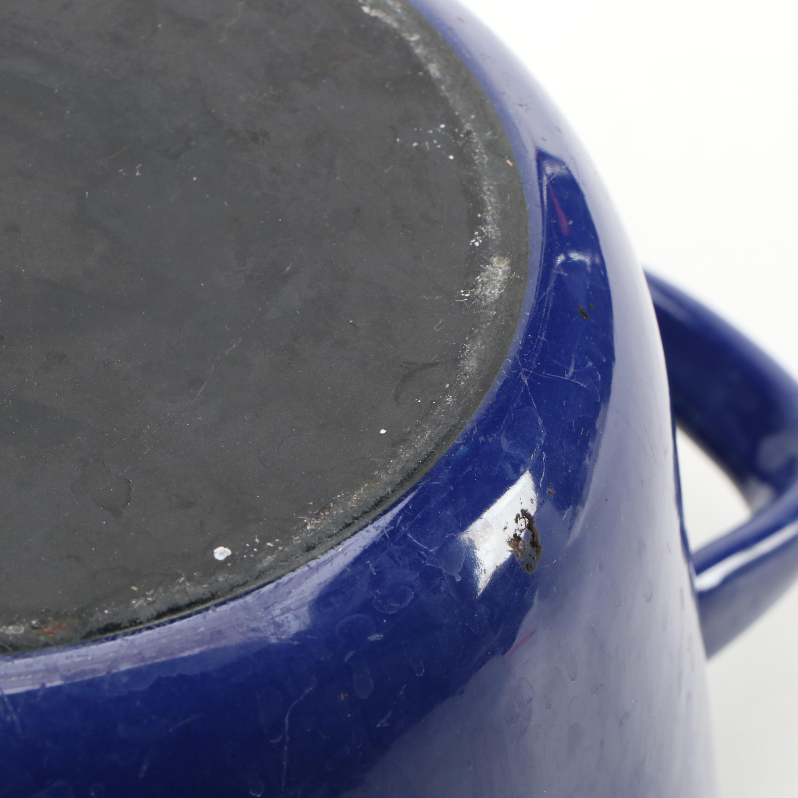 Cathrineholm "Lotus" Enameled Cast Iron Baking Dish with More Enamelware