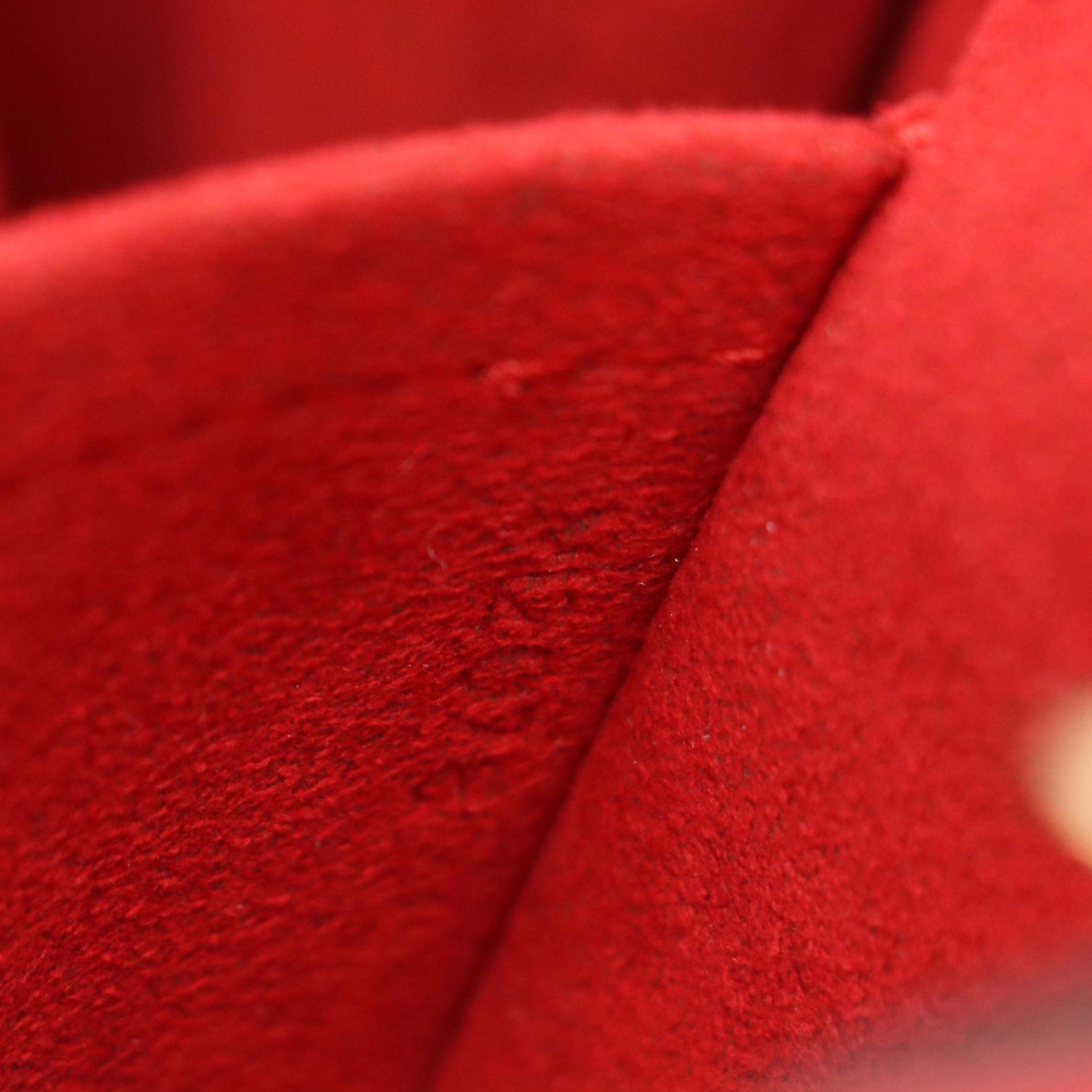 Louis Vuitton Hampstead PM Bag in Damier Ebene Canvas/Brown Leather