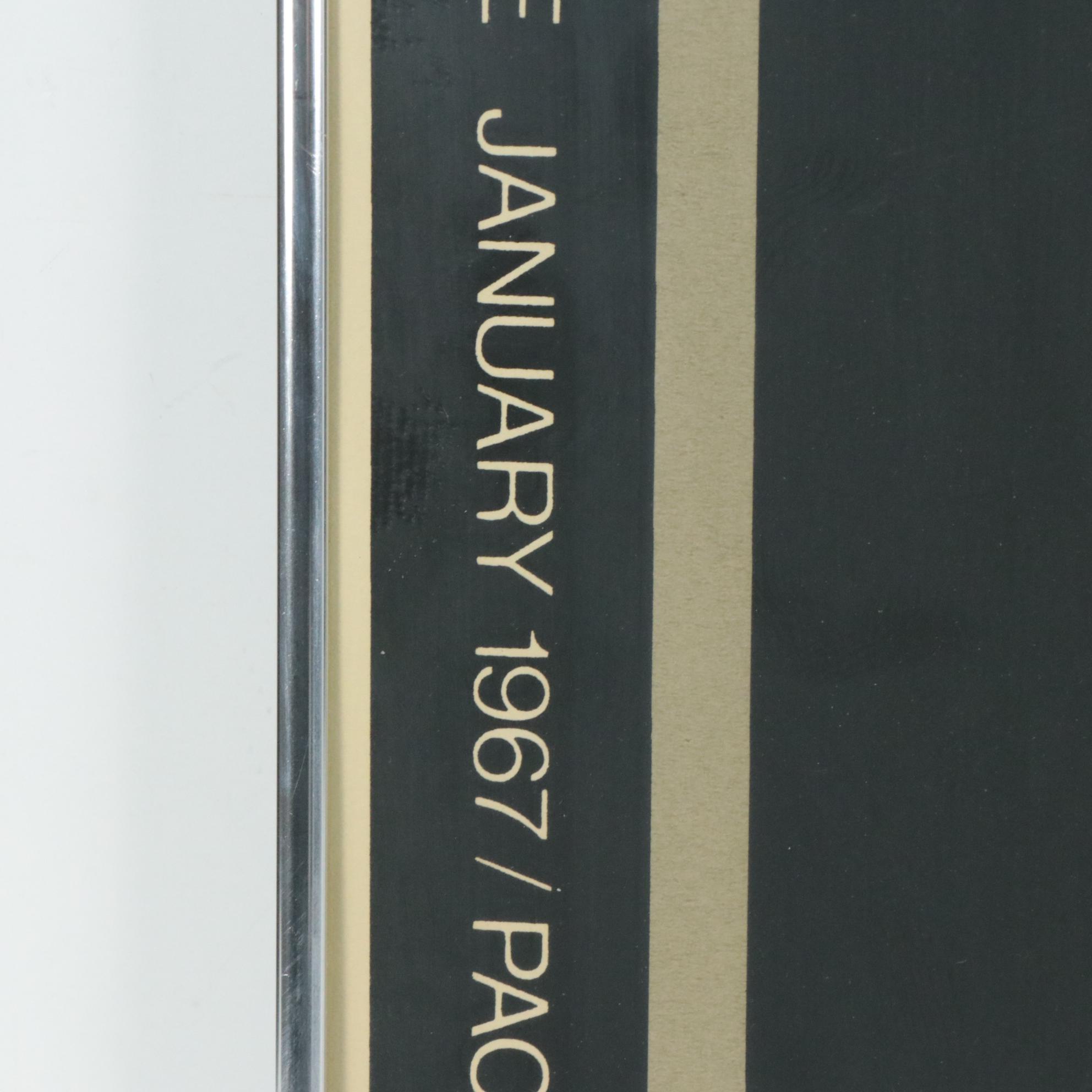 Ernest Trova Serigraph Exhibition Poster "Recent Sculpture," 1967