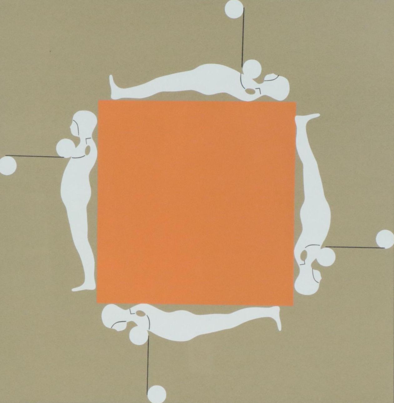 Ernest Trova Serigraph Exhibition Poster "Recent Sculpture," 1967