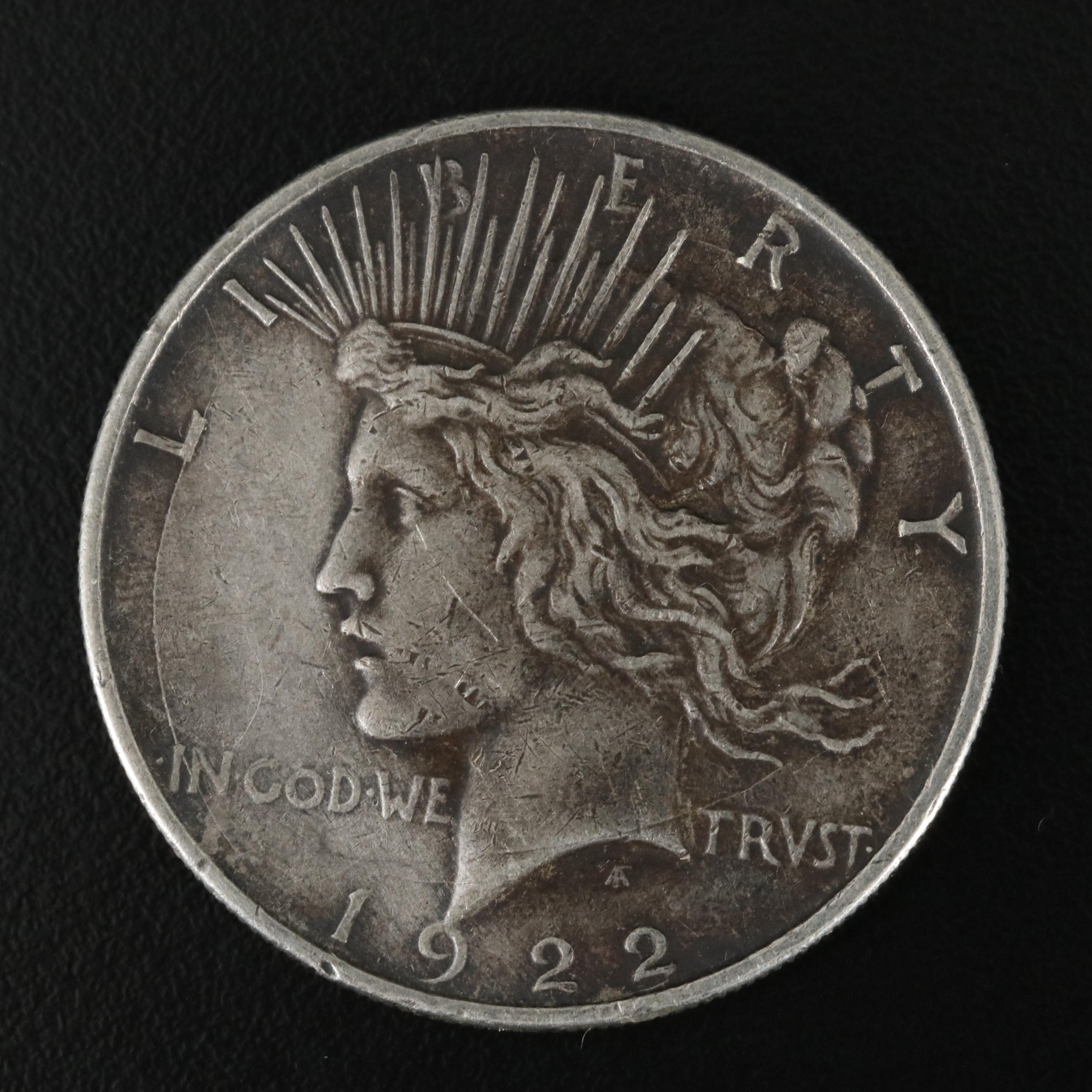 1922-D Peace Silver Dollar