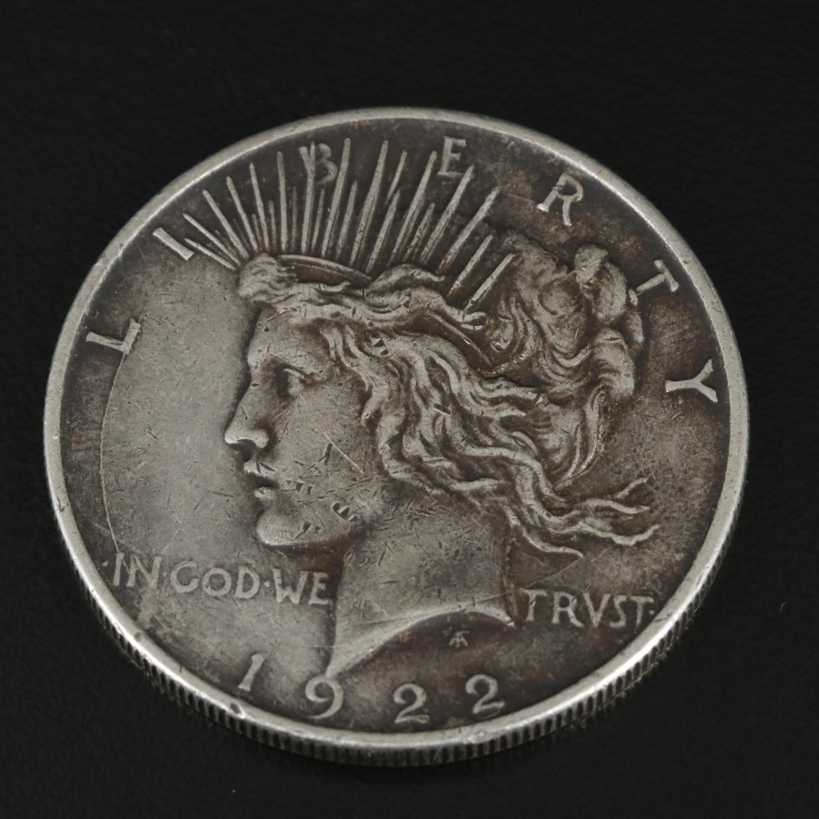 1922-D Peace Silver Dollar