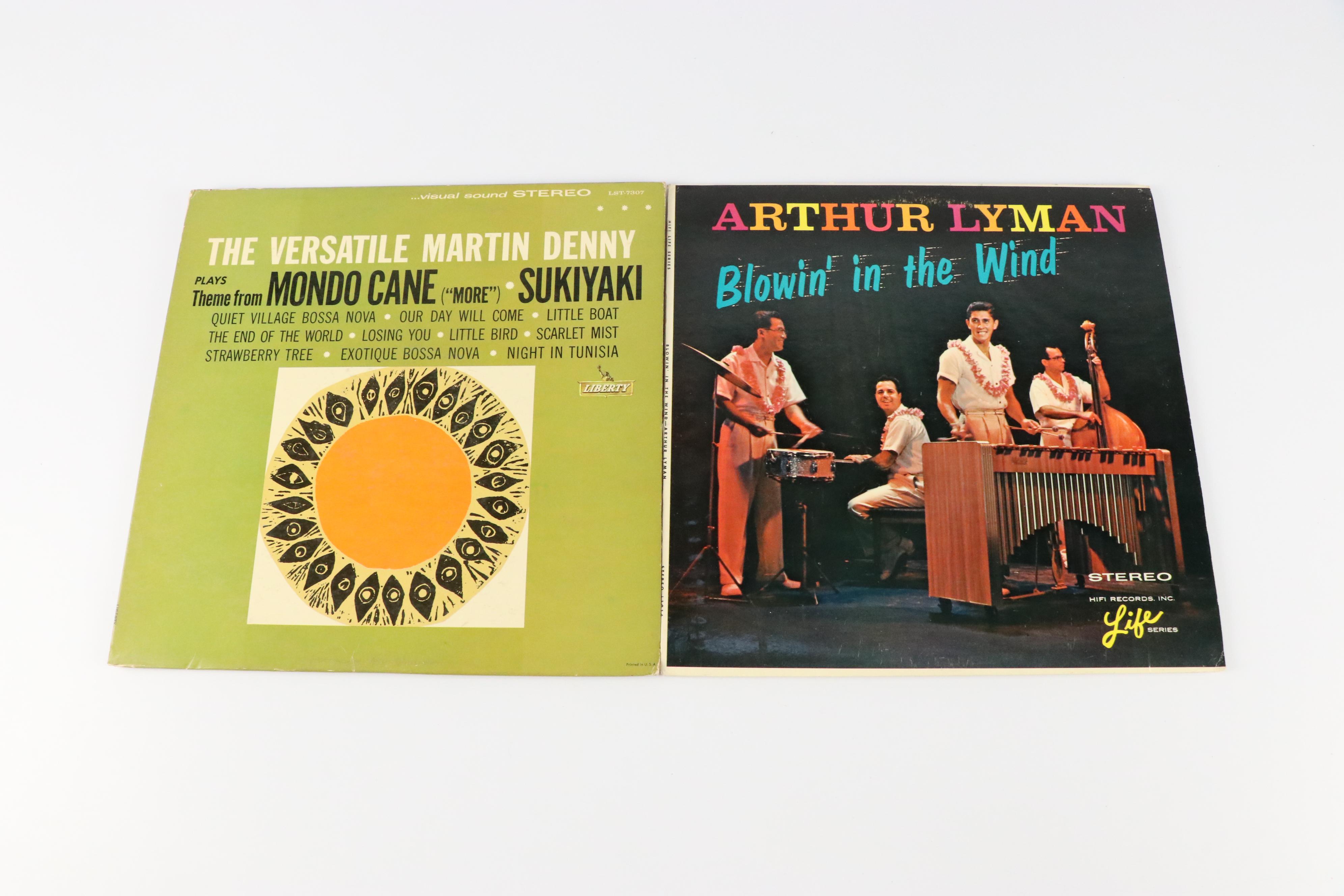 Arthur Lyman "Blowin' in the Wind" and More 12" Vinyl Records