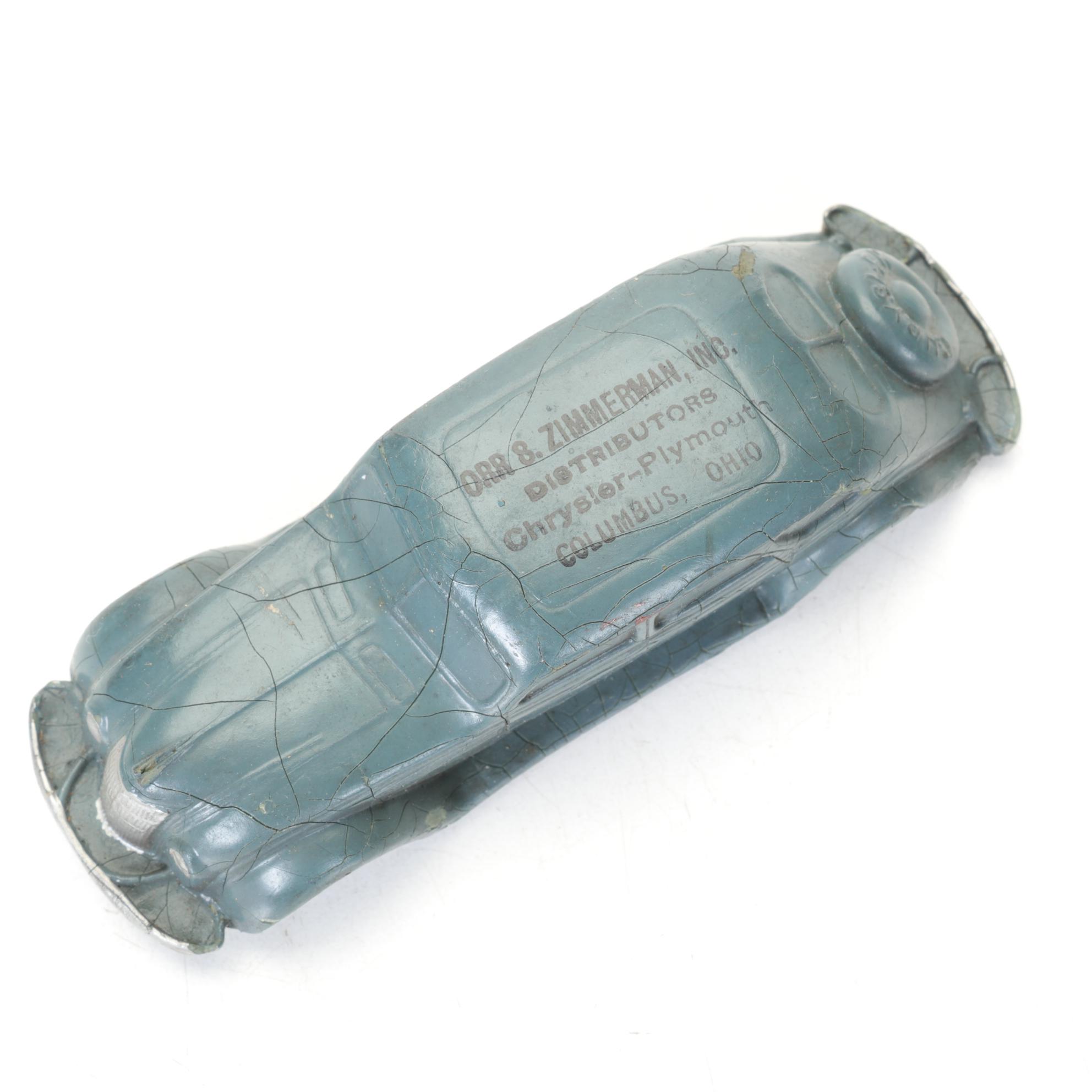 Promotional Chrysler-Plymouth Rubber Toy Cars