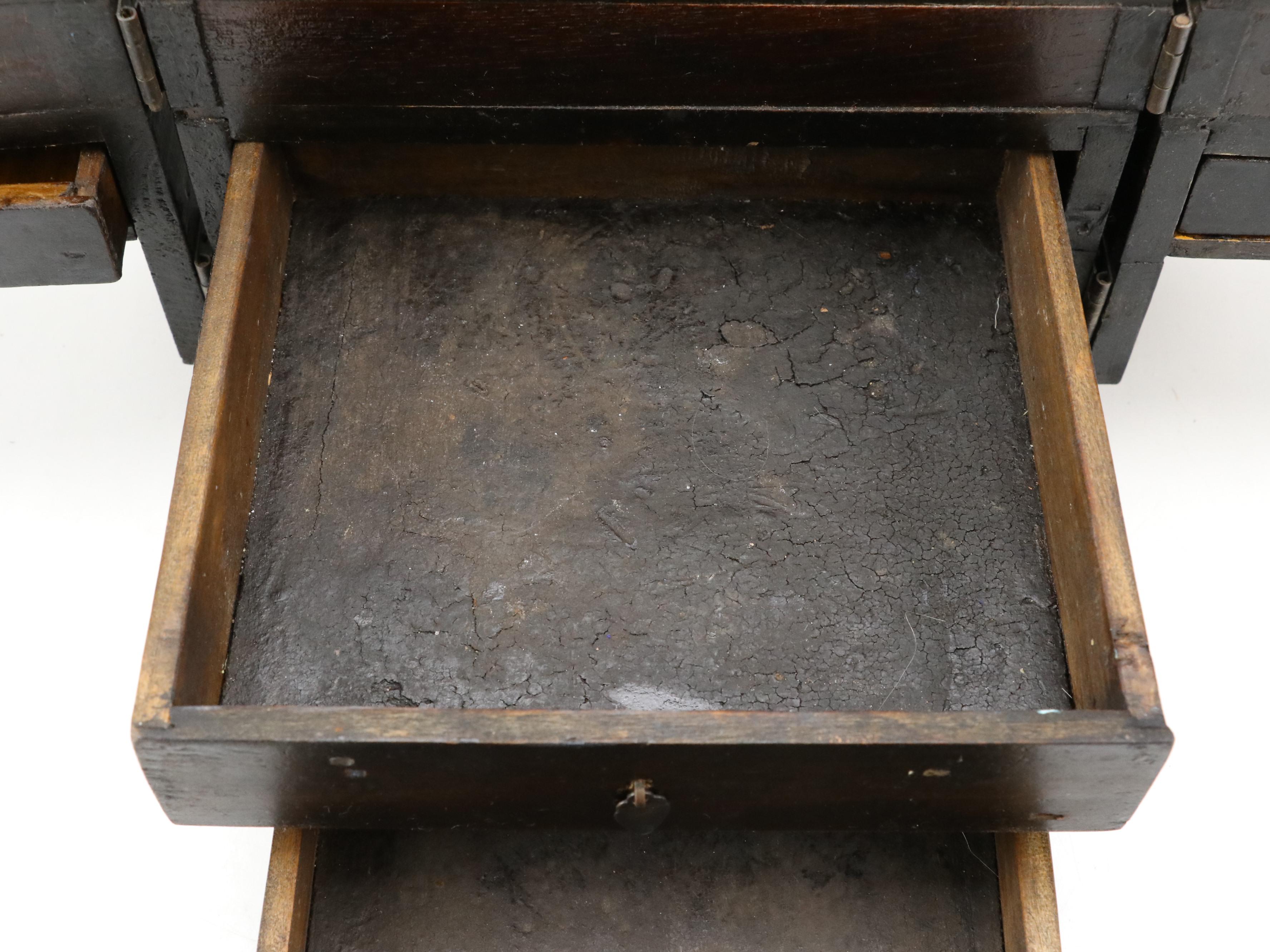 Chinese Hardwood Box with Guardian Lion Motif