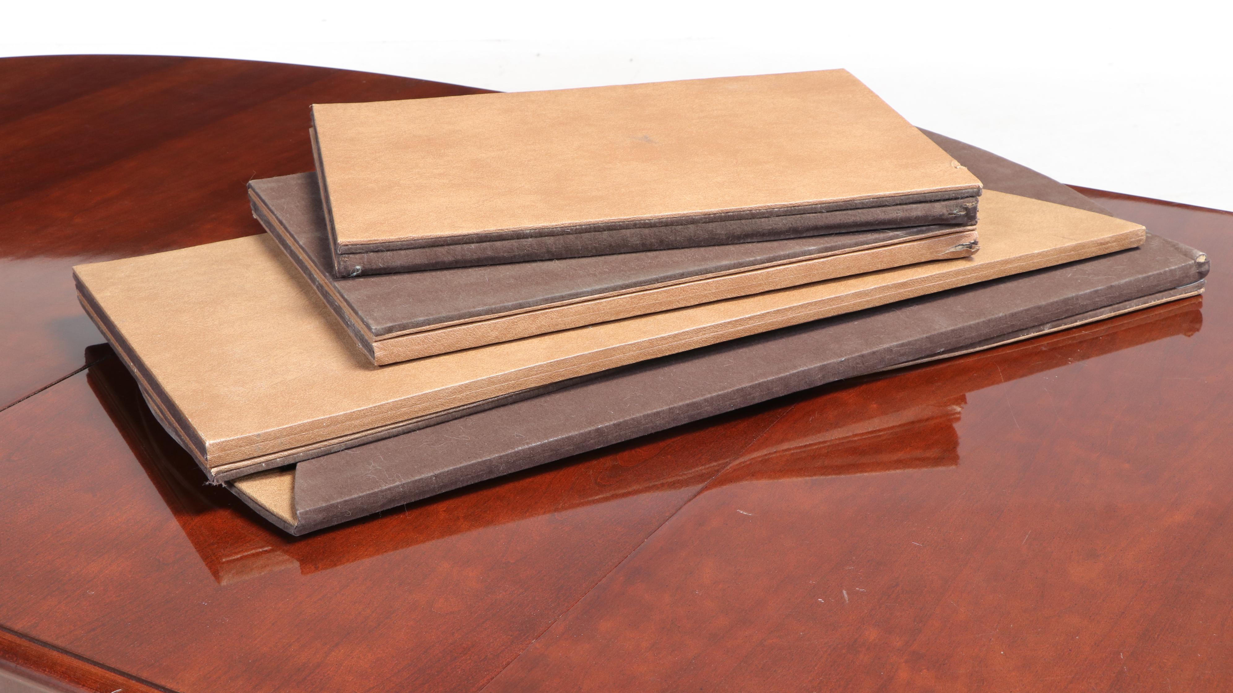 Seven-Piece Cherrywood and Walnut Dining Set, Incl. Thomasville