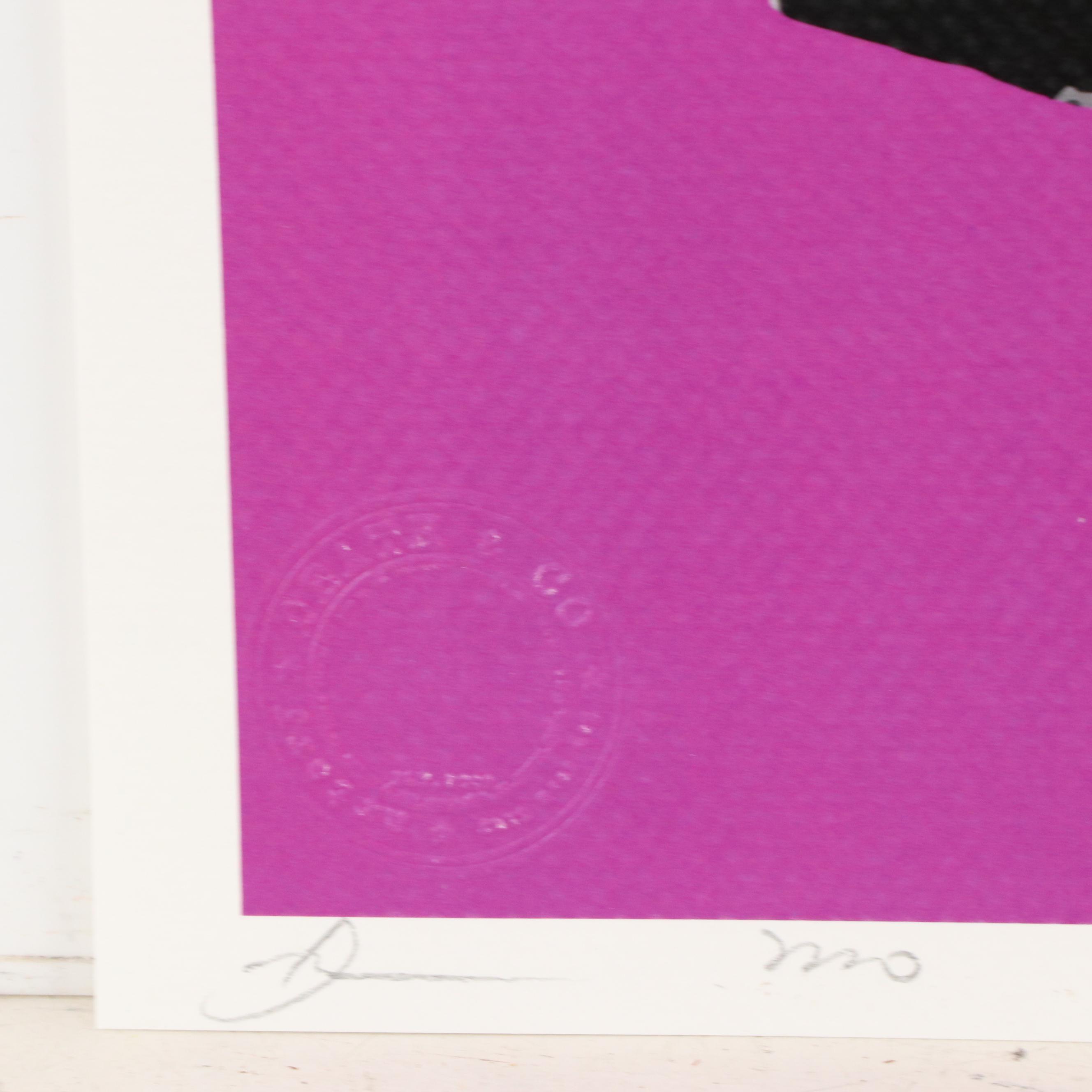 Death NYC Graphic Digital Print Featuring Queen Elizabeth and Jeff Koons