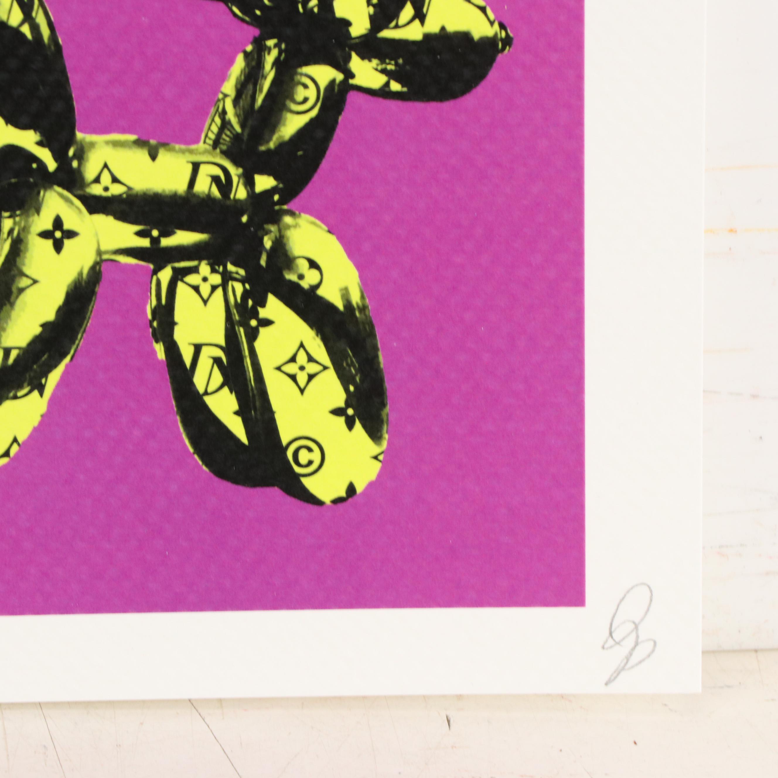 Death NYC Graphic Digital Print Featuring Queen Elizabeth and Jeff Koons