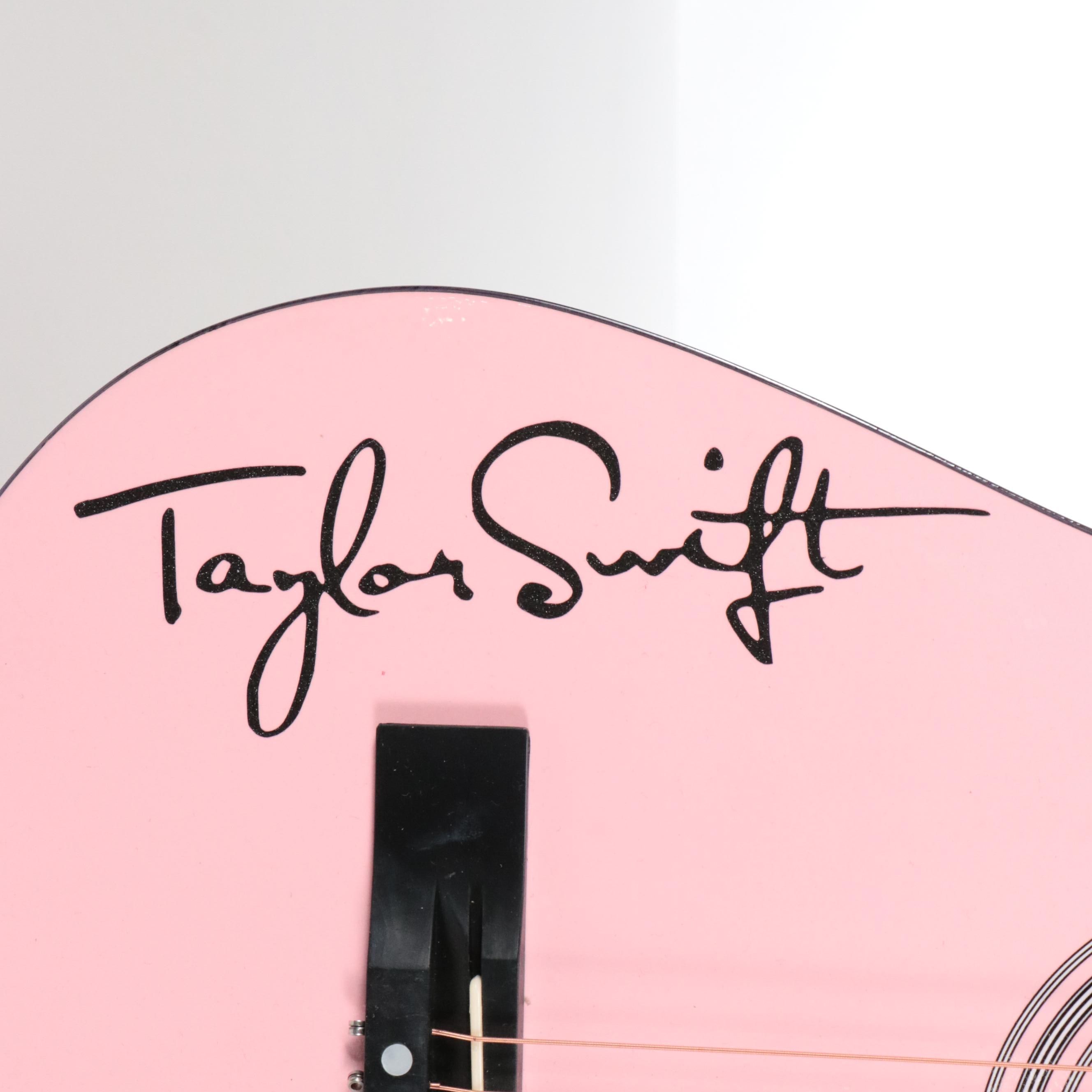 Taylor Swift Decal-Signed Ashthorpe Acoustic Guitar, JSA