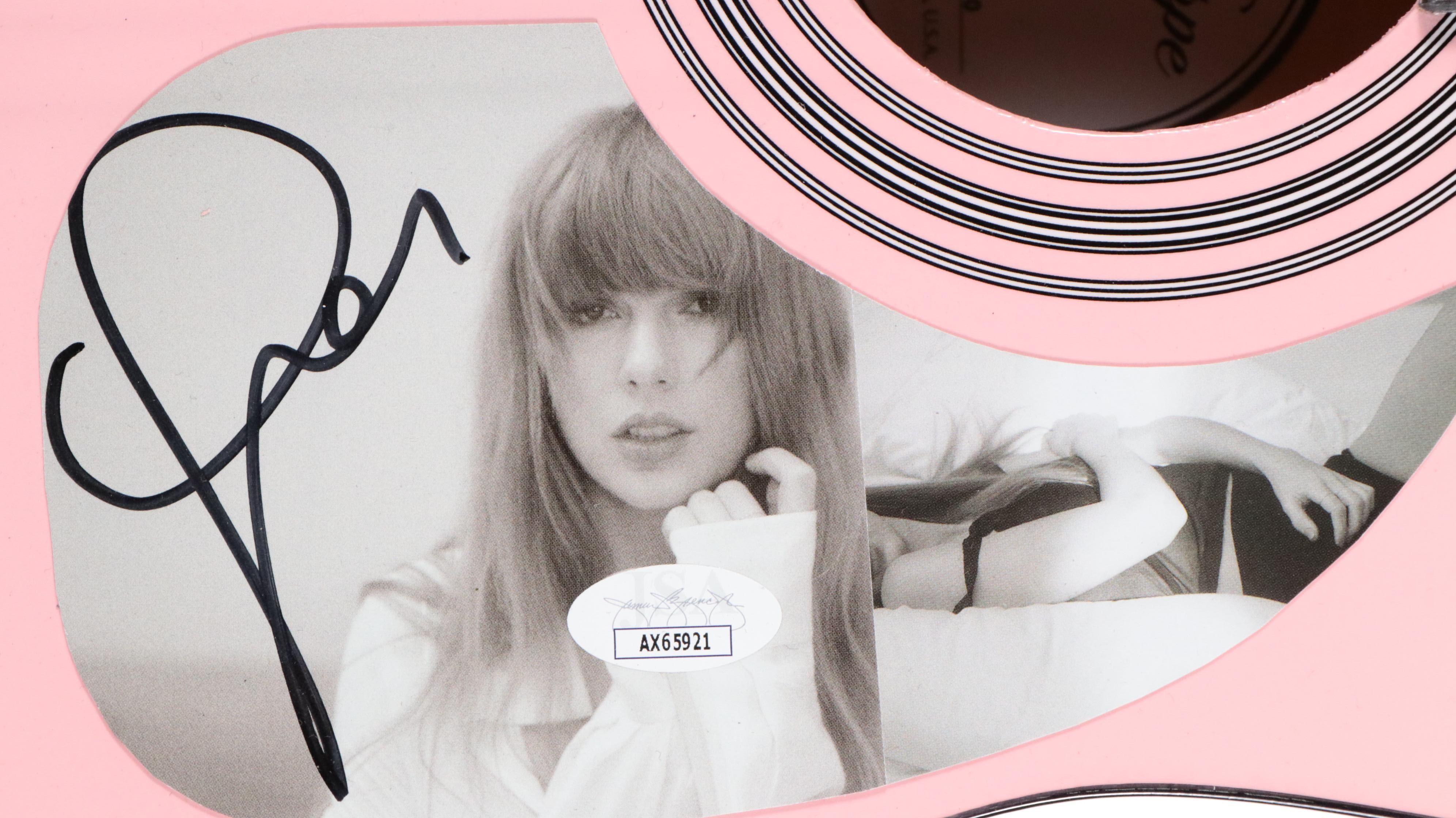 Taylor Swift Decal-Signed Ashthorpe Acoustic Guitar, JSA