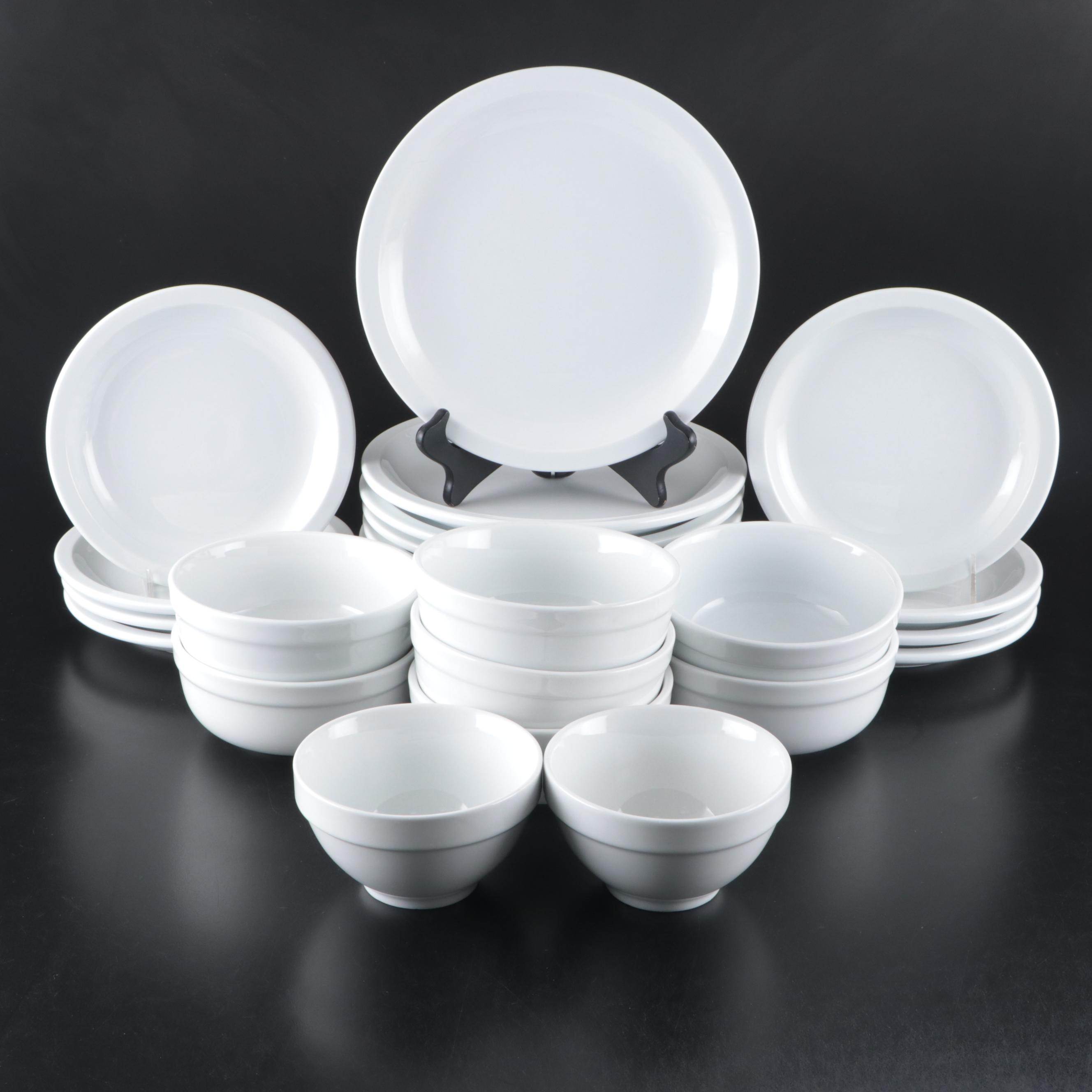 Pottery Barn Suppertime Dinner and Salad Plates with Cereal and Dessert Bowls