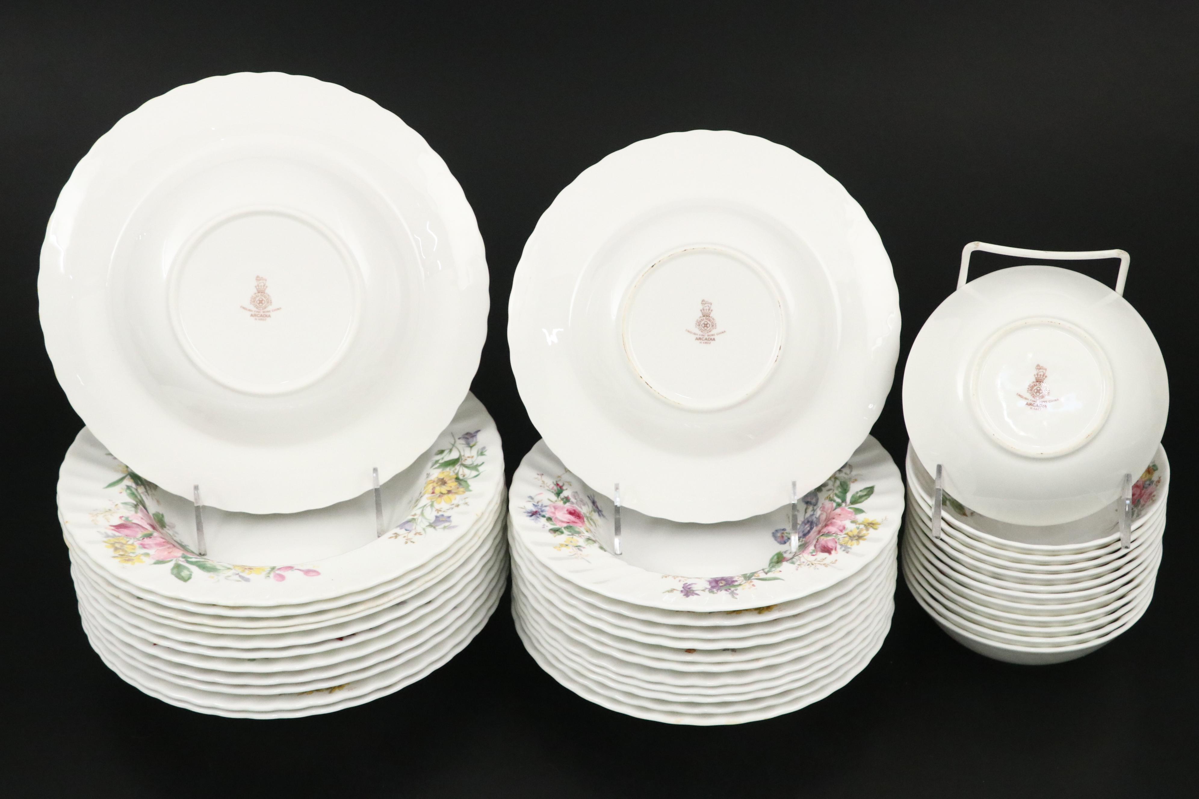 Royal Doulton Bone China "Acadia" Dinnerware and Serving Pieces, 1938–2000