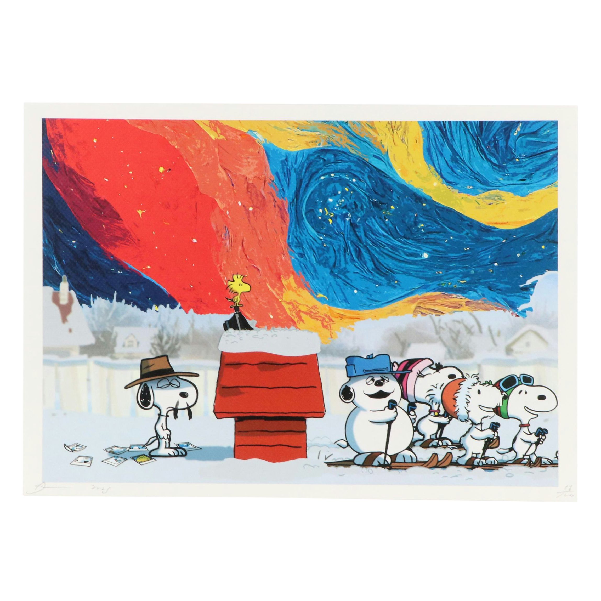 Death NYC Graphic Digital Print Featuring Snoop & Woodstock, 2023