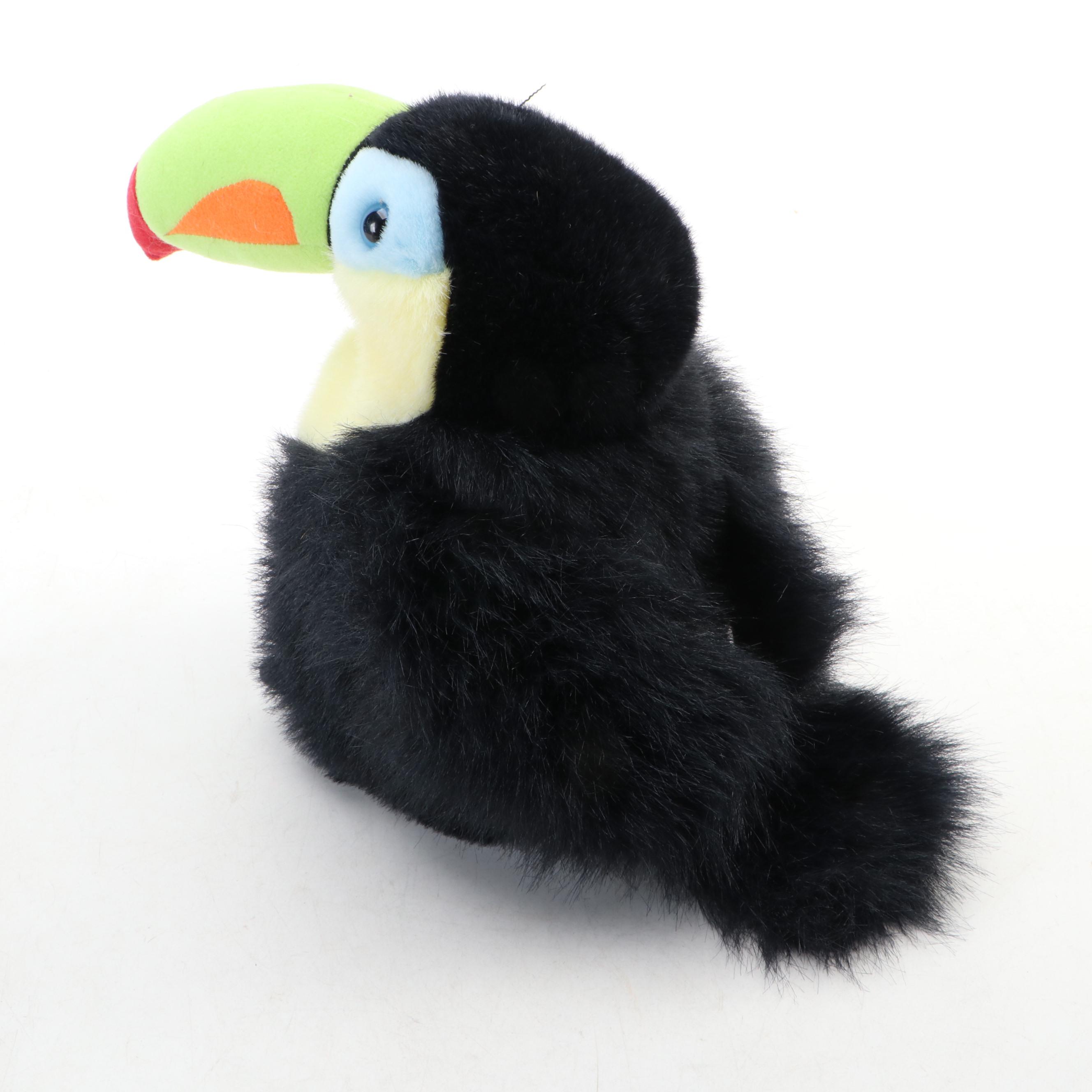 Tyco Magic Talking Kermit Toy with Sea World Stuffed Turtle and Fiesta Toucan