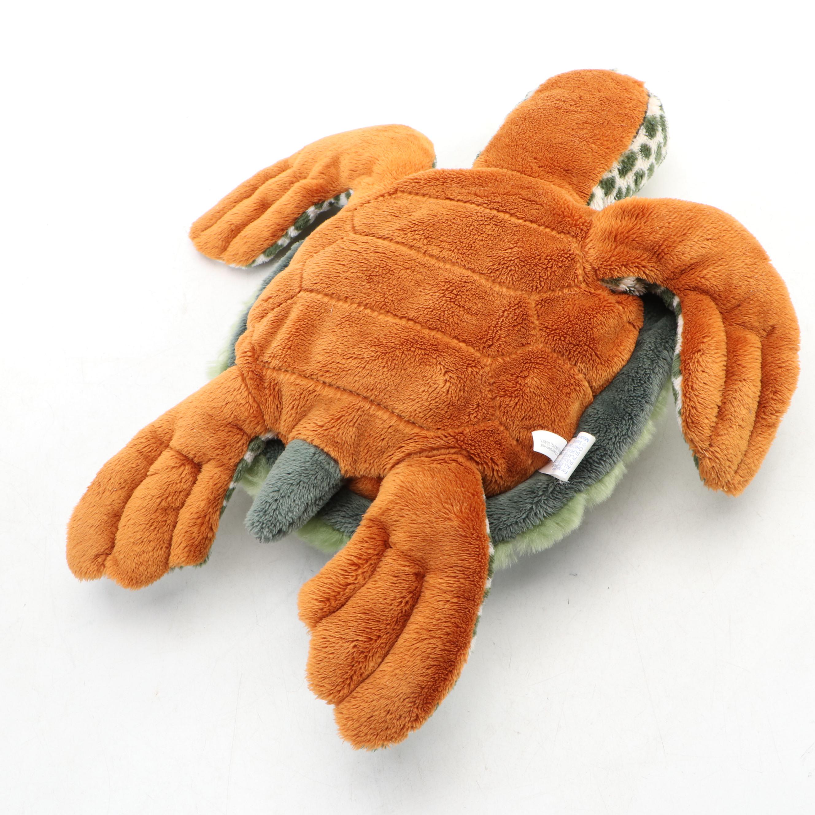 Tyco Magic Talking Kermit Toy with Sea World Stuffed Turtle and Fiesta Toucan