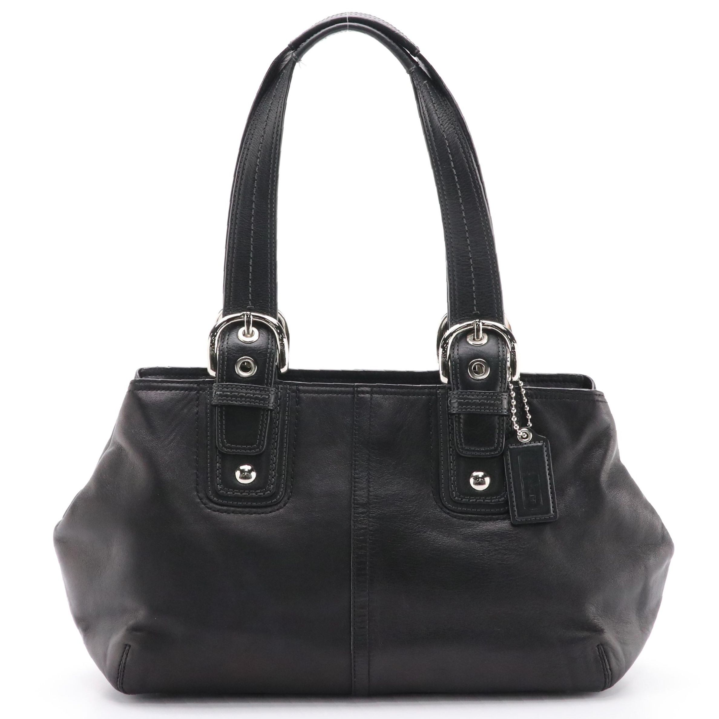 Coach Black Leather Soho Shoulder Satchel