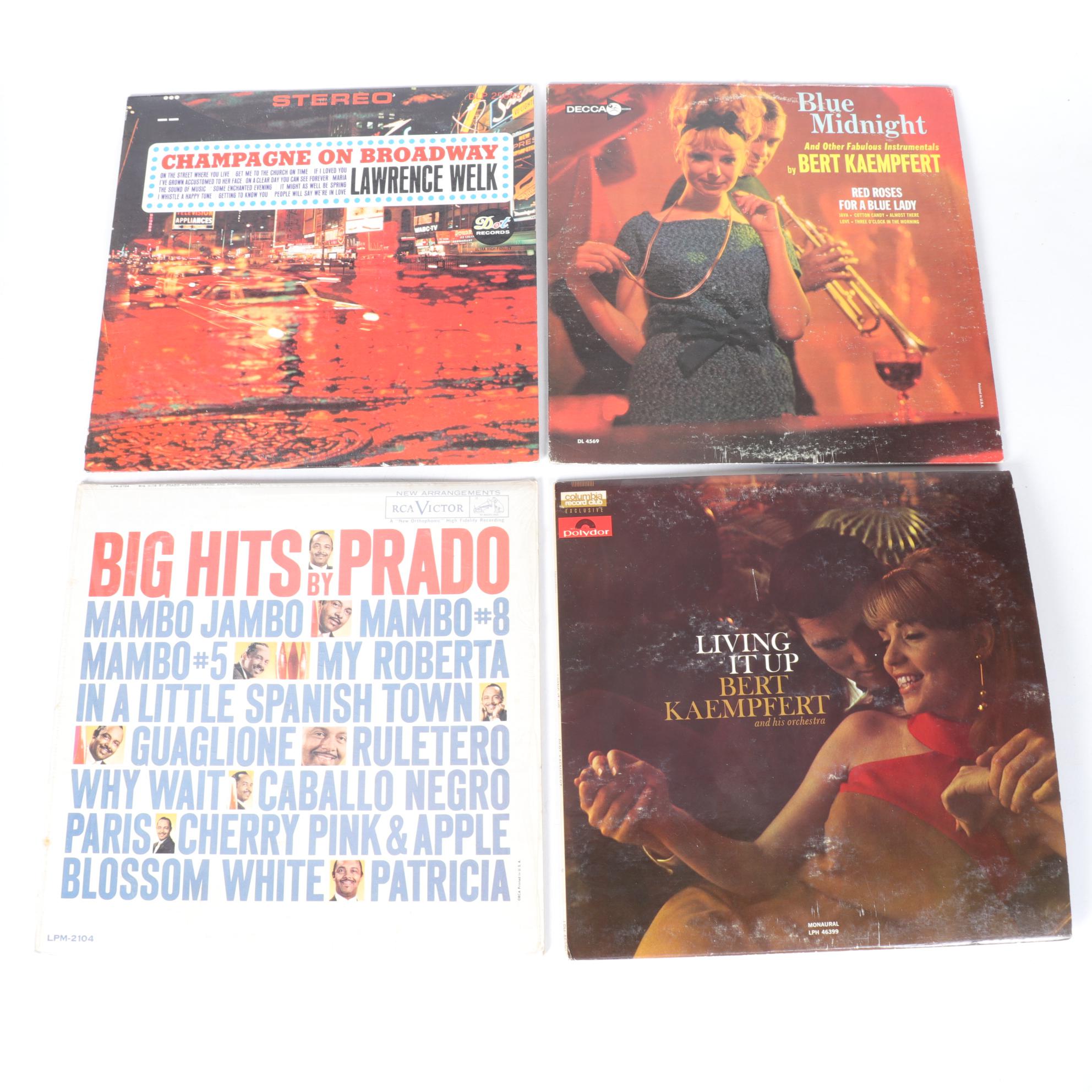 Bert Kaempfert, Lawrence Welk and Other Big Band Vinyl Records