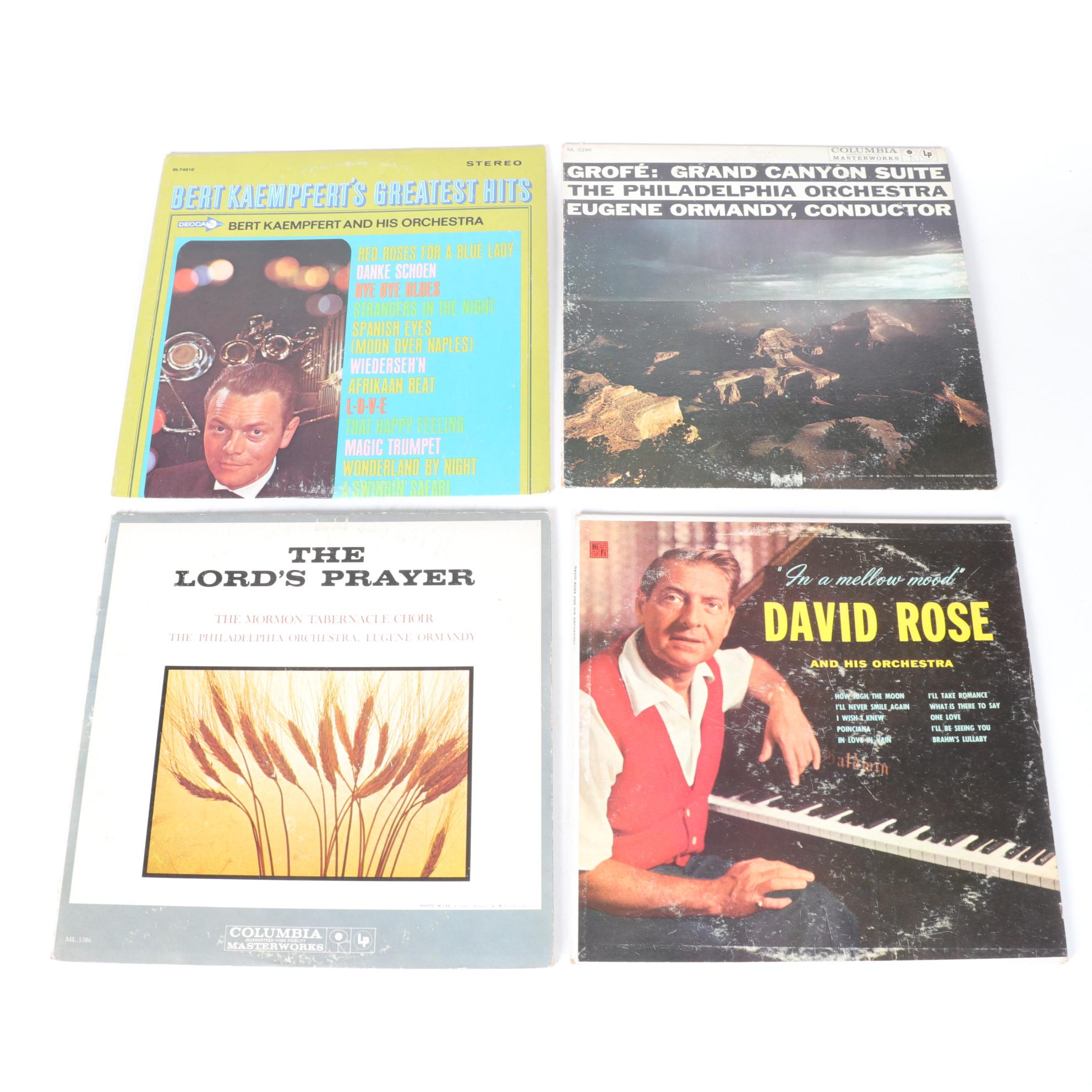 Bert Kaempfert, Lawrence Welk and Other Big Band Vinyl Records