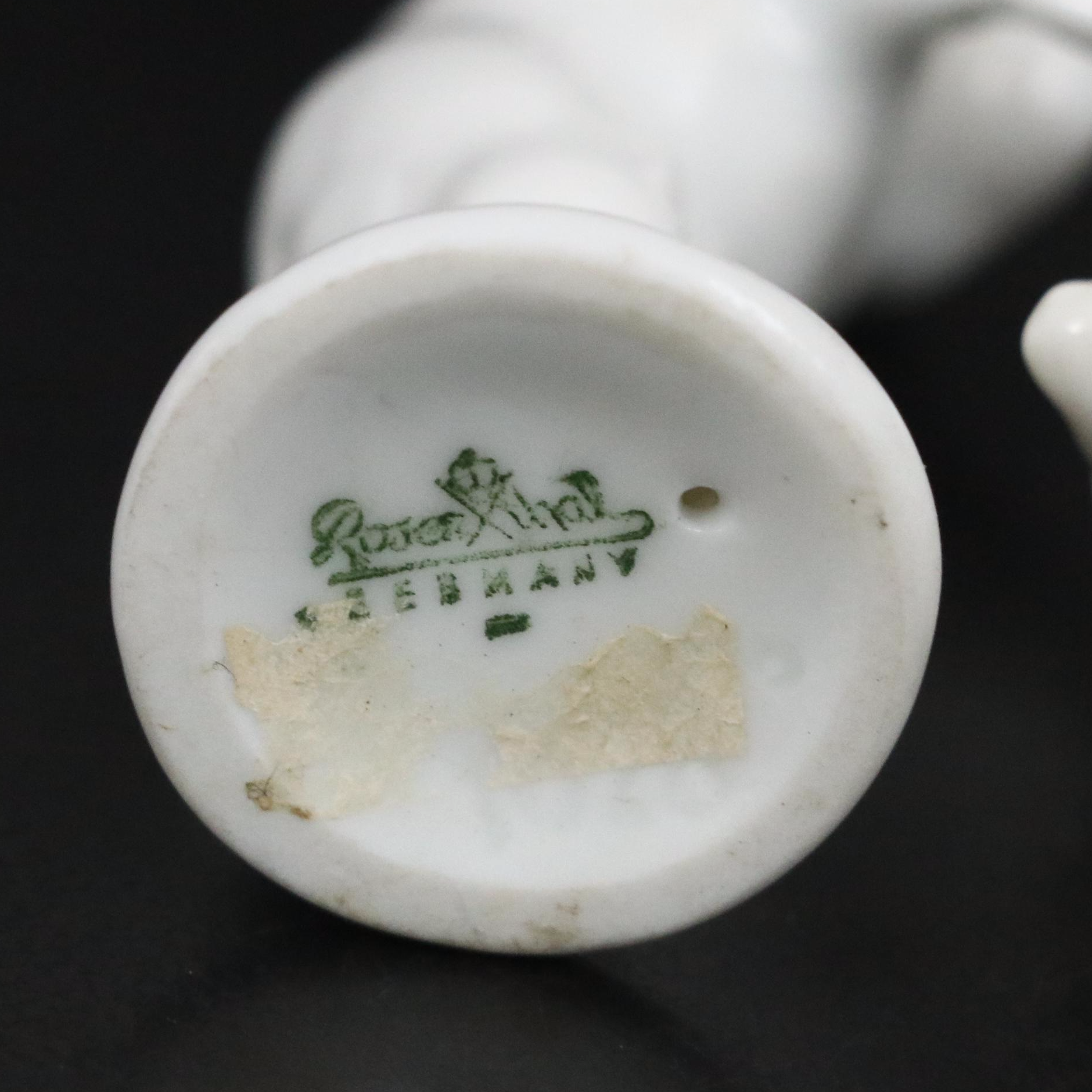 Antique KPM and Other German Porcelain Animal Figurines