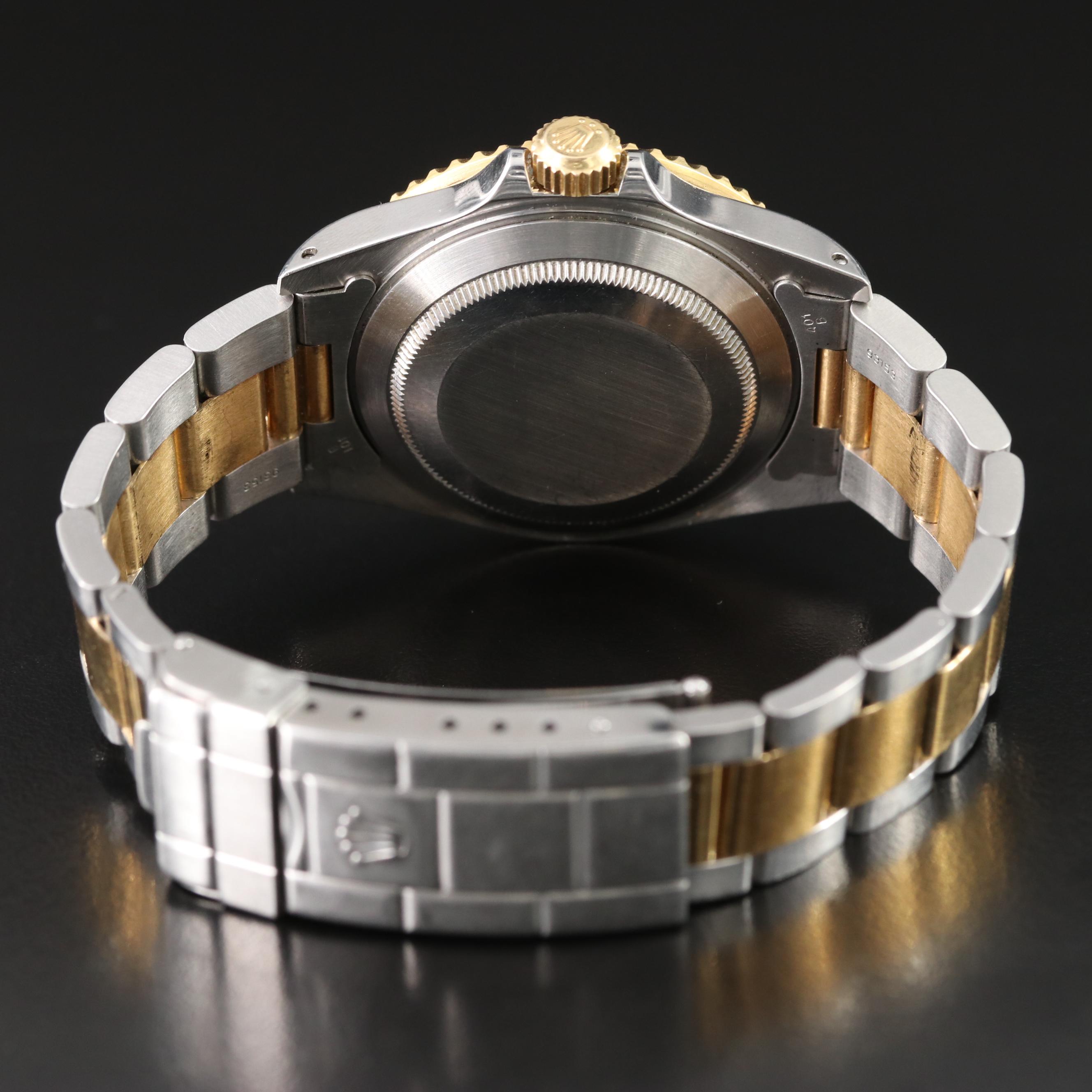 1991 Rolex Submariner Date Two-Tone 18k and Stainless Steel Watch