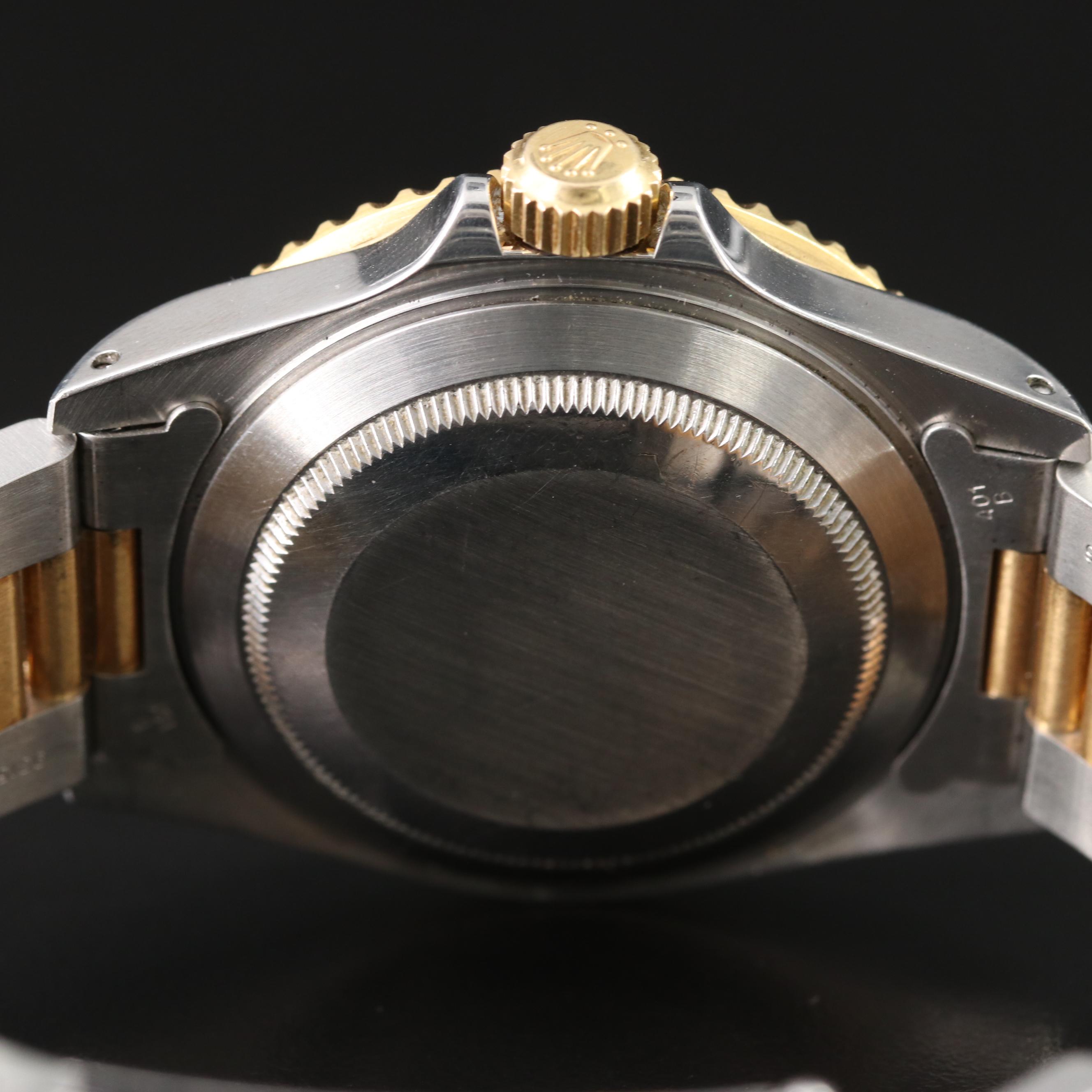 1991 Rolex Submariner Date Two-Tone 18k and Stainless Steel Watch