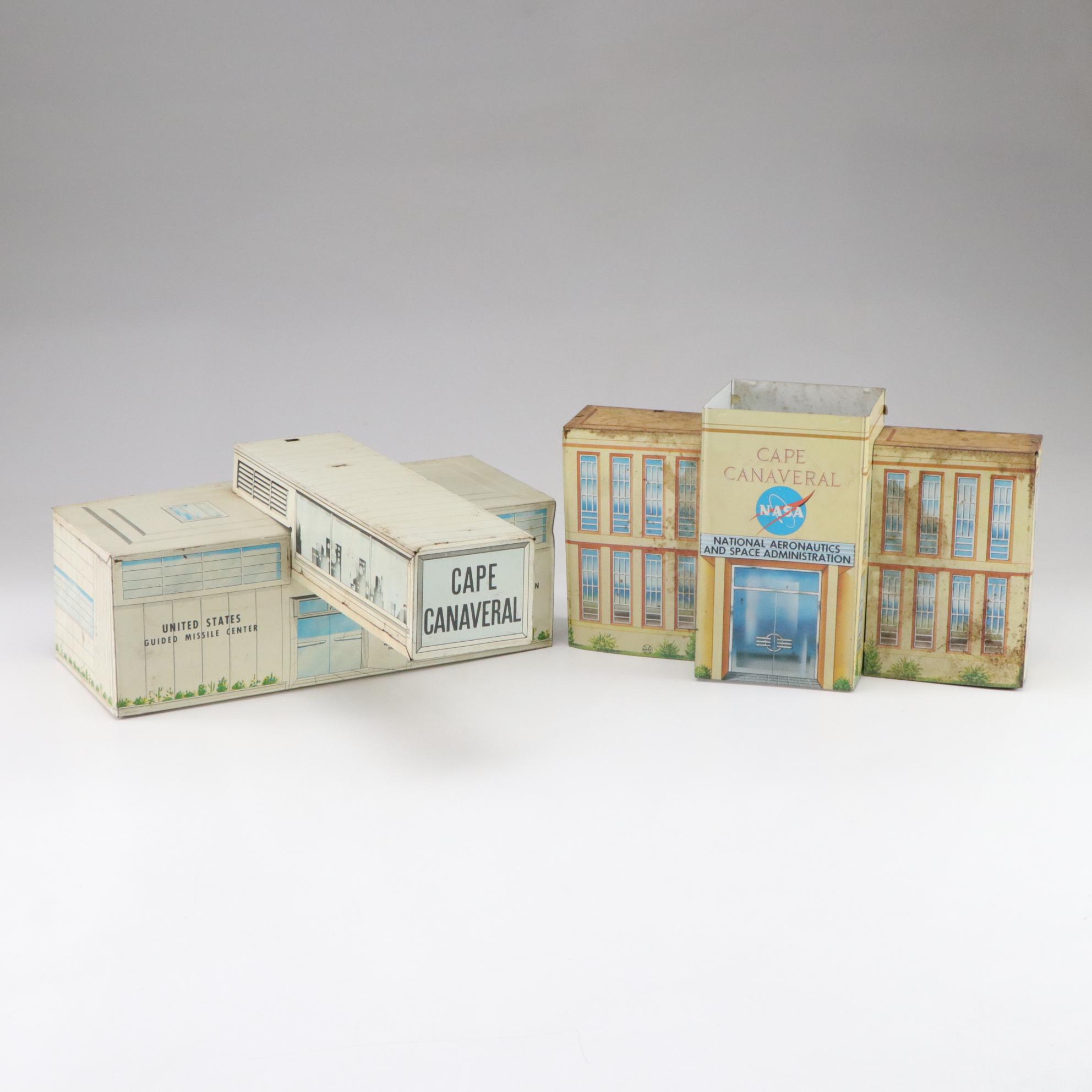 Marx Cape Canaveral & Guided Missile Center Tin Playsets
