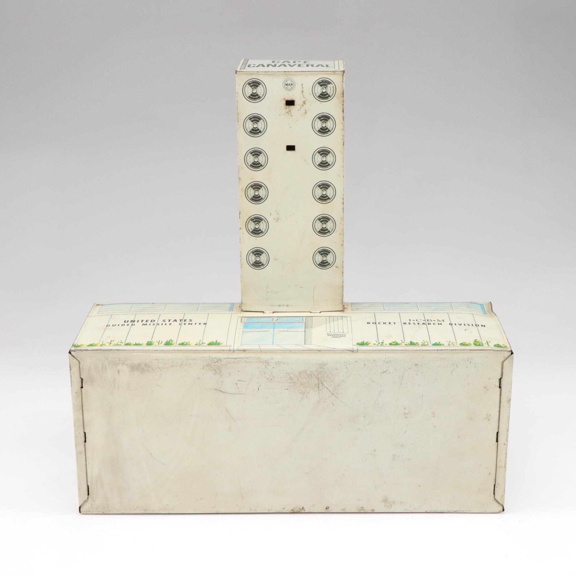 Marx Cape Canaveral & Guided Missile Center Tin Playsets