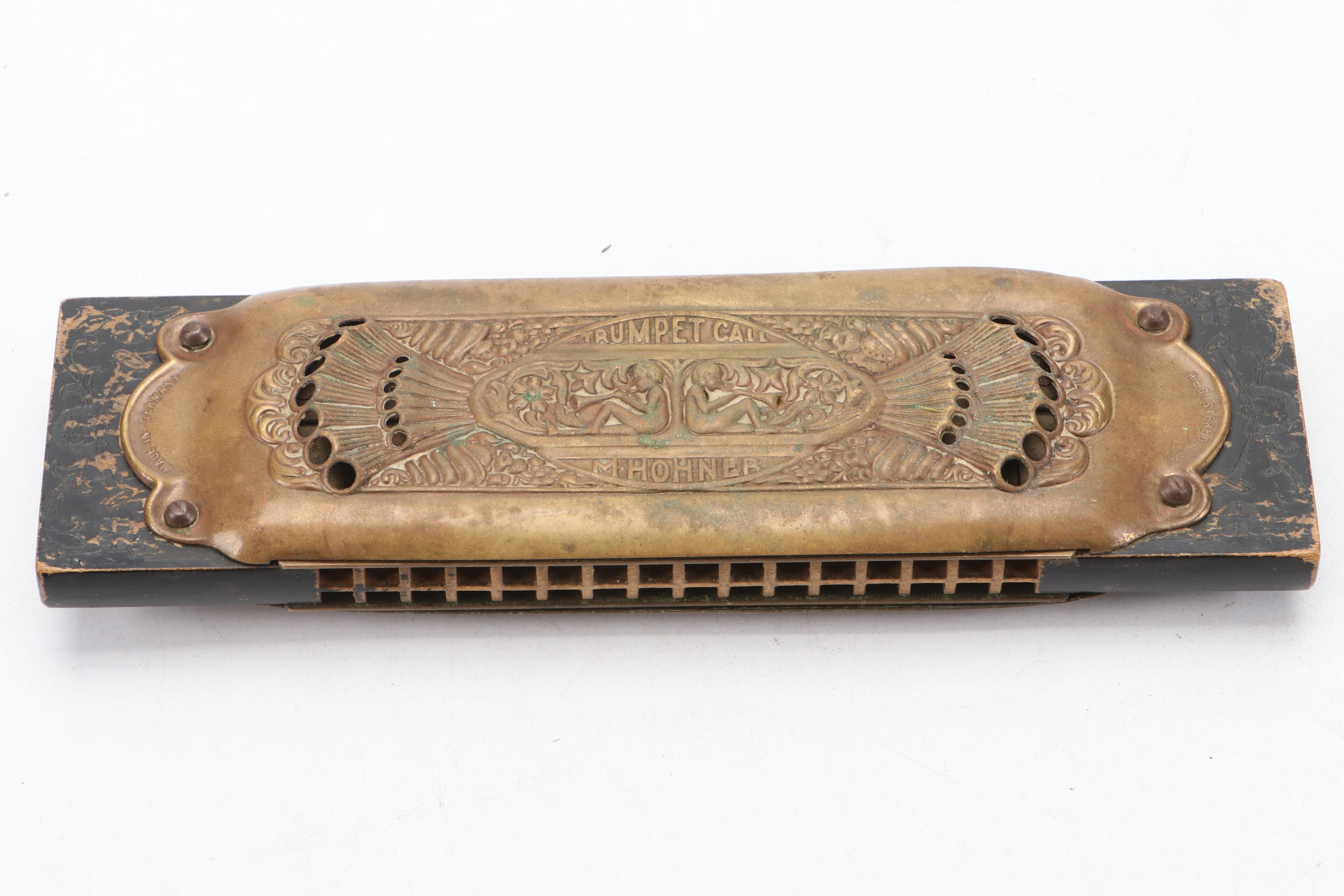 M. Hohner Trumpet Call Harmonica, Early to Mid-20th C.