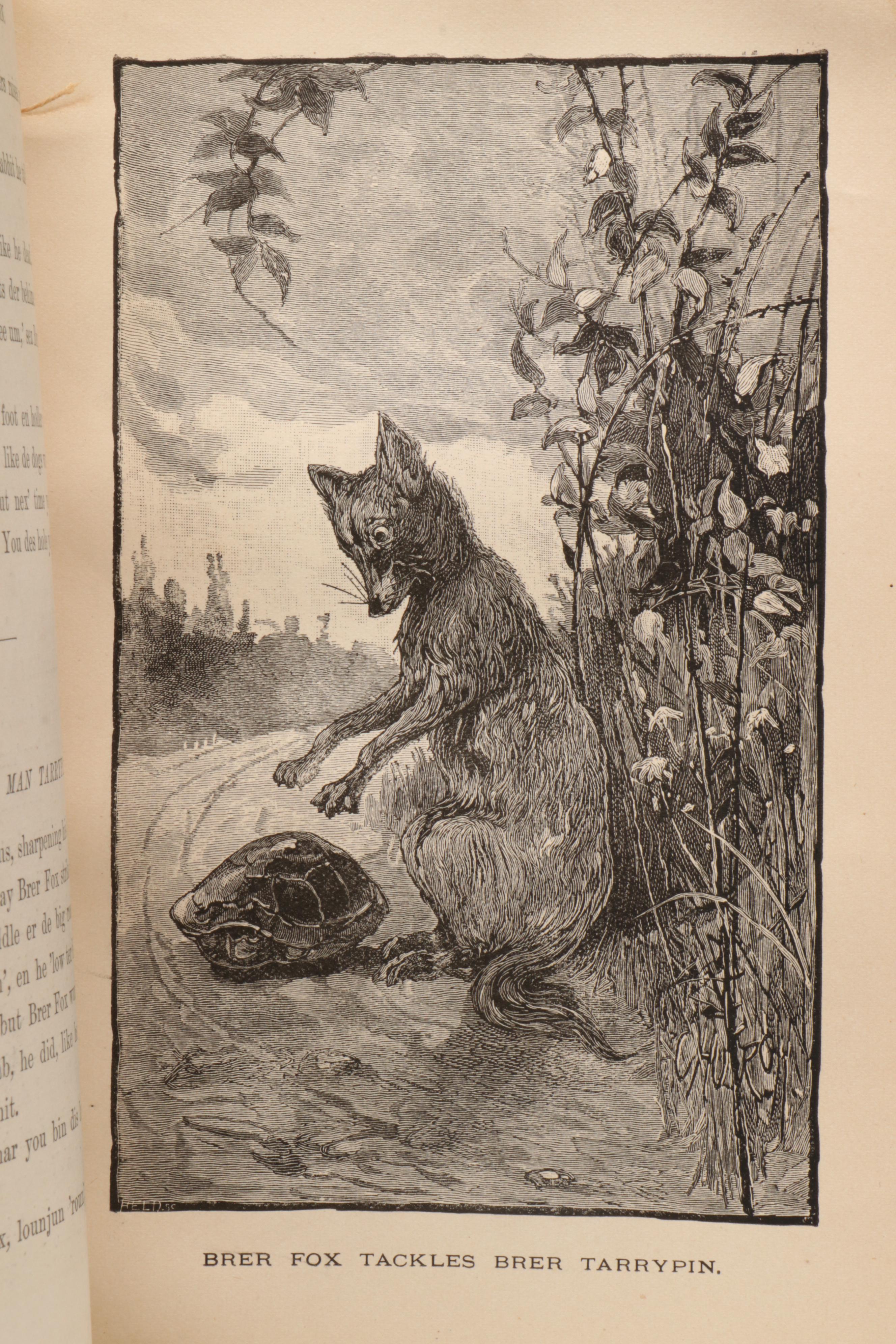 First Edition, Second Issue "Uncle Remus: His Songs and His Sayings" by Harris