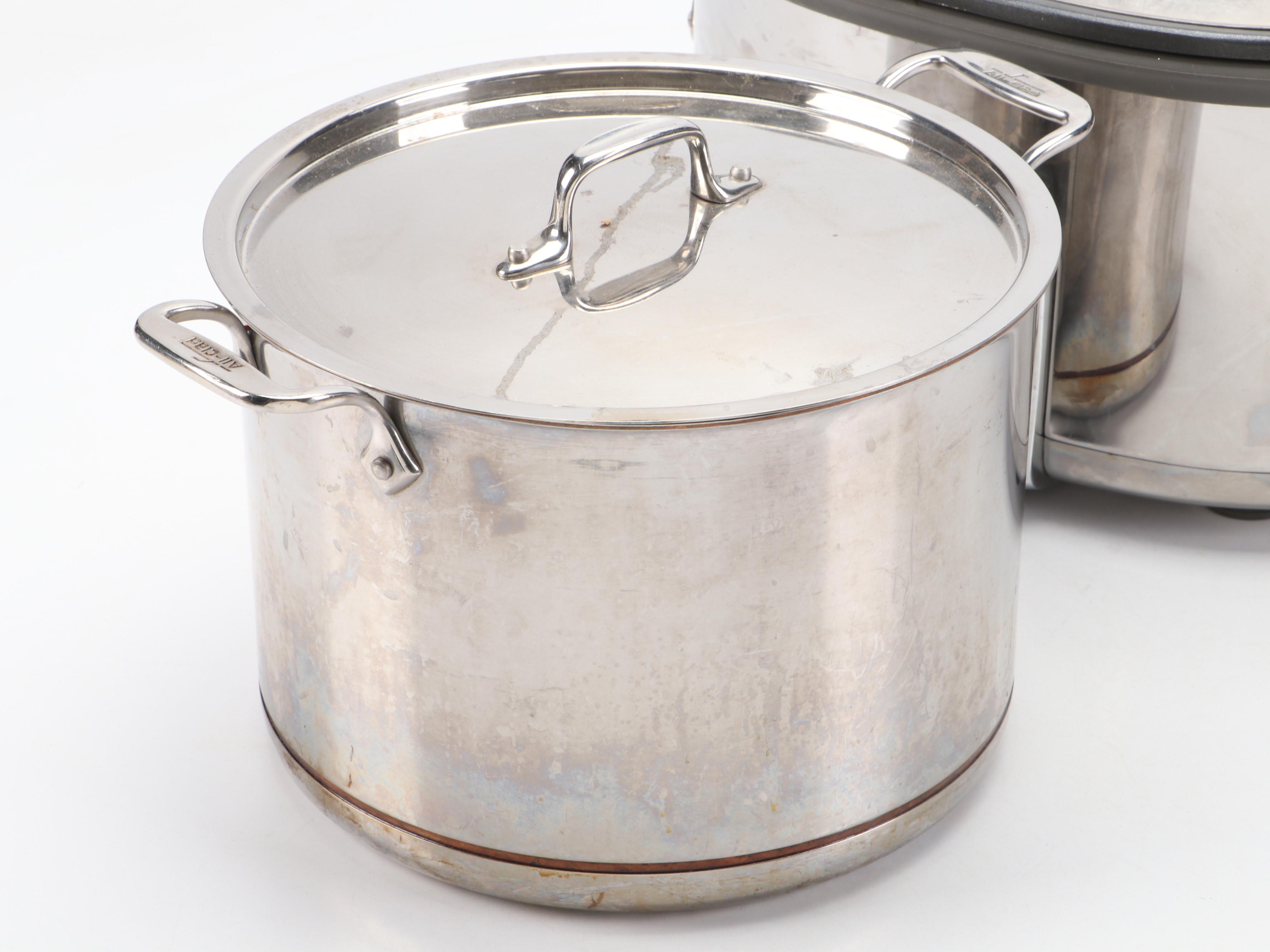 All-Clad Metal Slow Cooker and Pots
