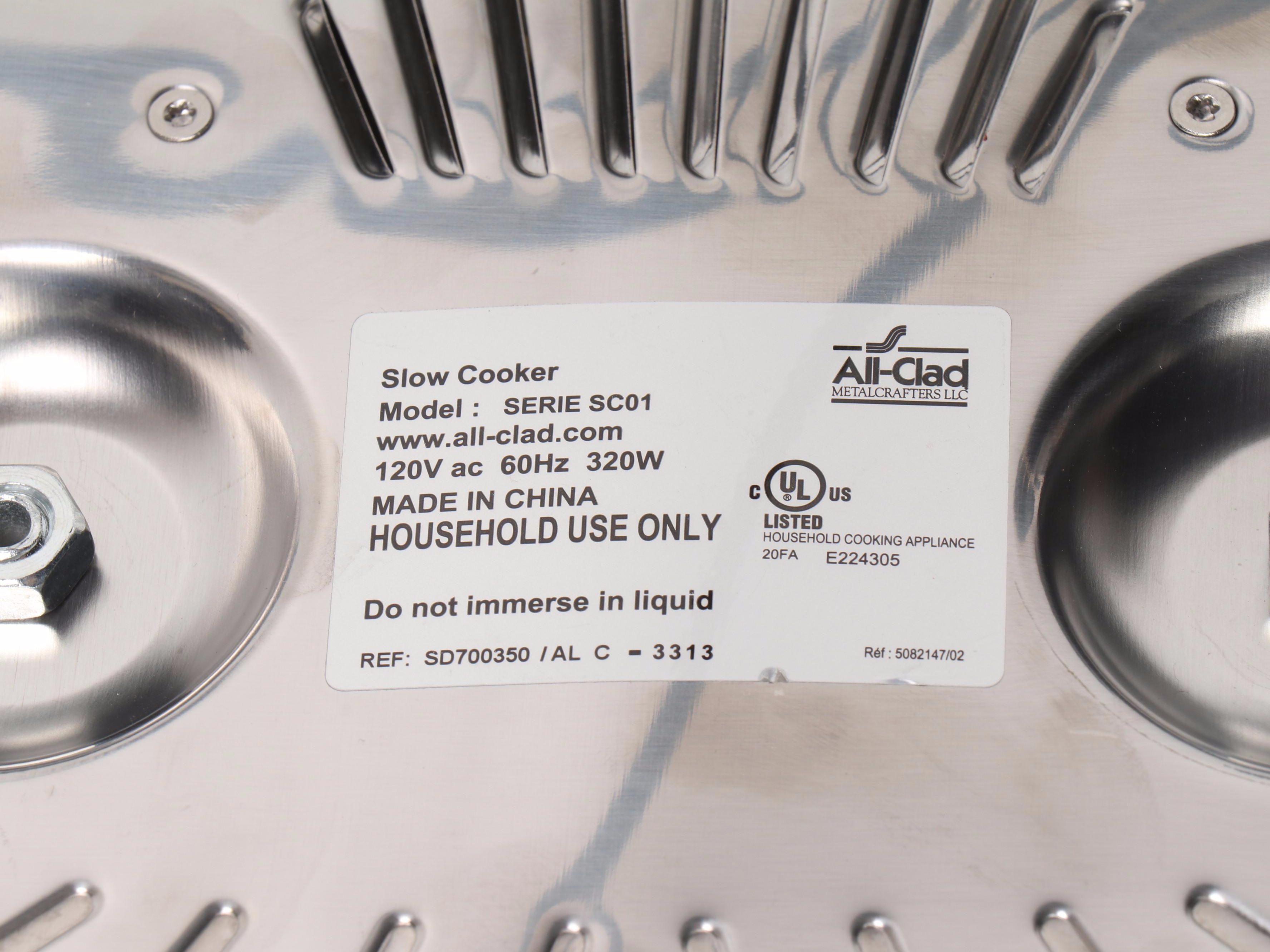 All-Clad Metal Slow Cooker and Pots