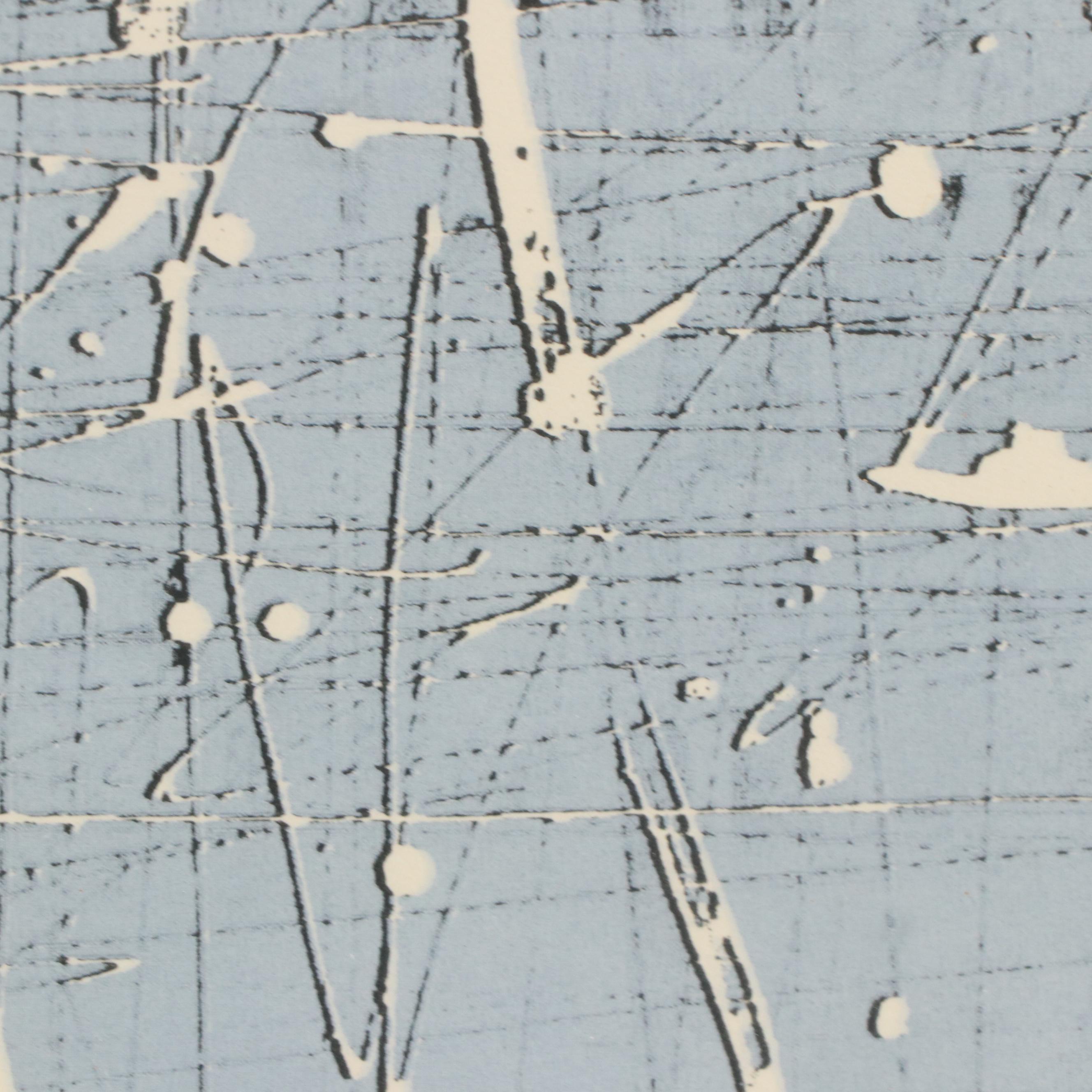 Paul Maxwell Abstract Serigraph, Mid-Late 20th Century