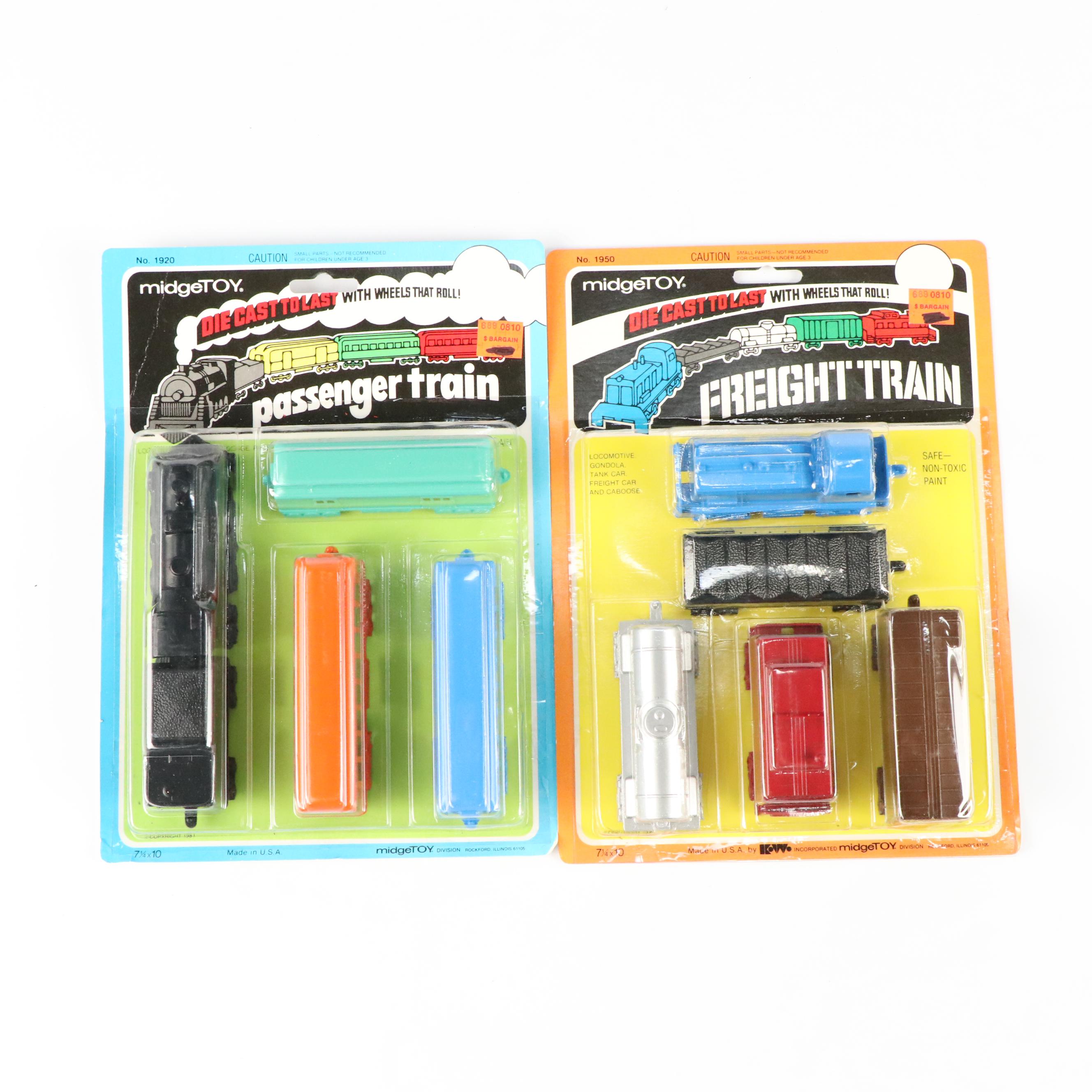 MidgeToy "Amtrak Super Liner," "Train of the West" and More Toy Trains