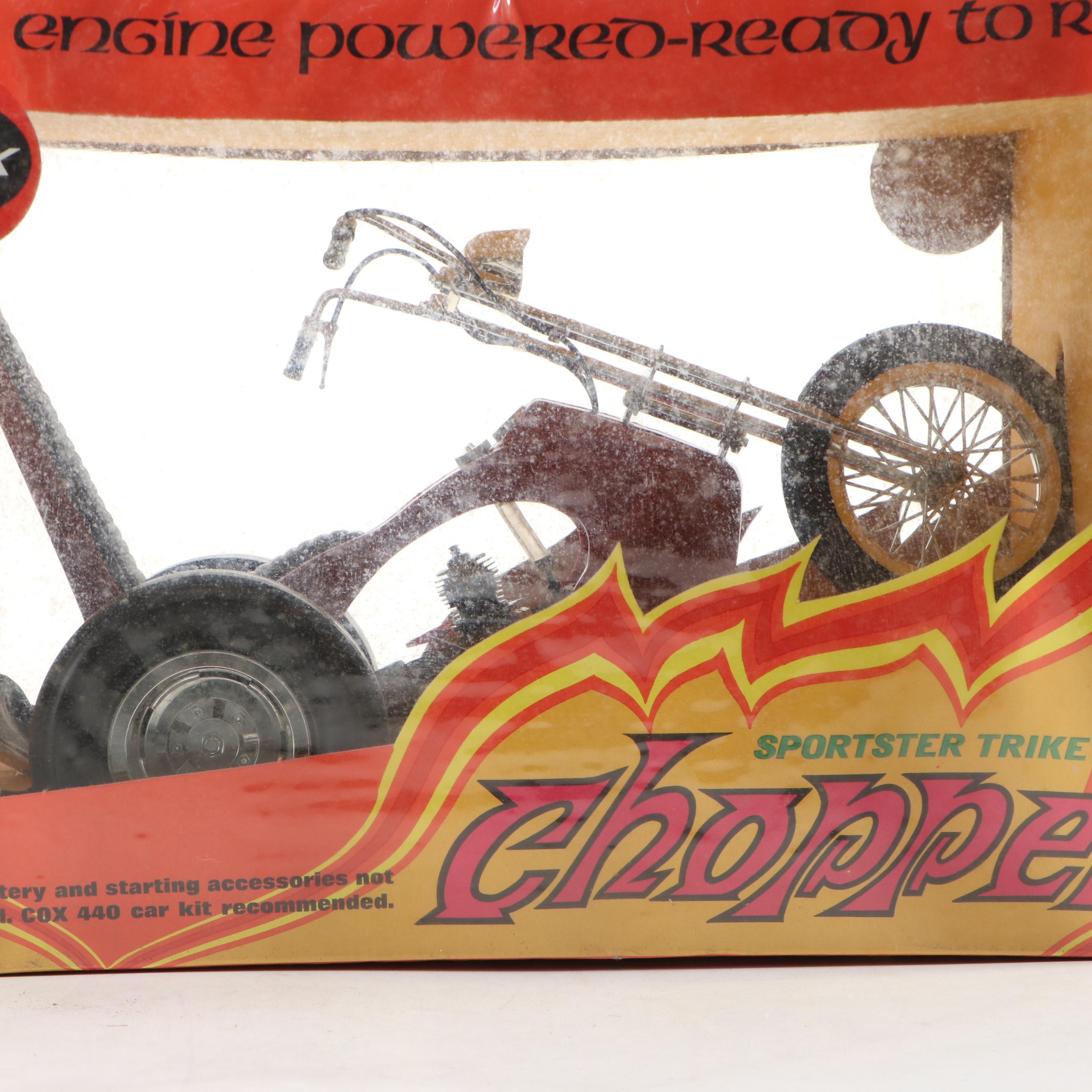 Cox Chopper Sportster Trike with Gas-Powered Engine, Mid to Late 20th Century