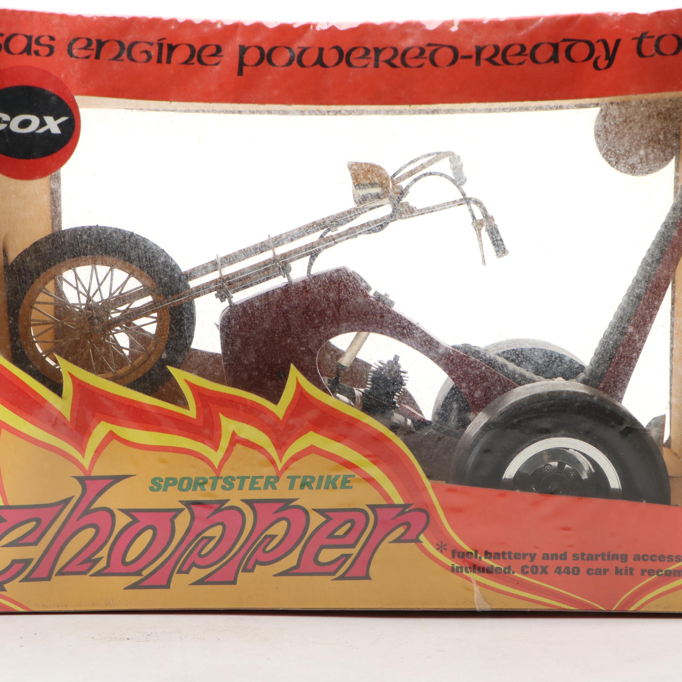 Cox Chopper Sportster Trike with Gas-Powered Engine, Mid to Late 20th Century