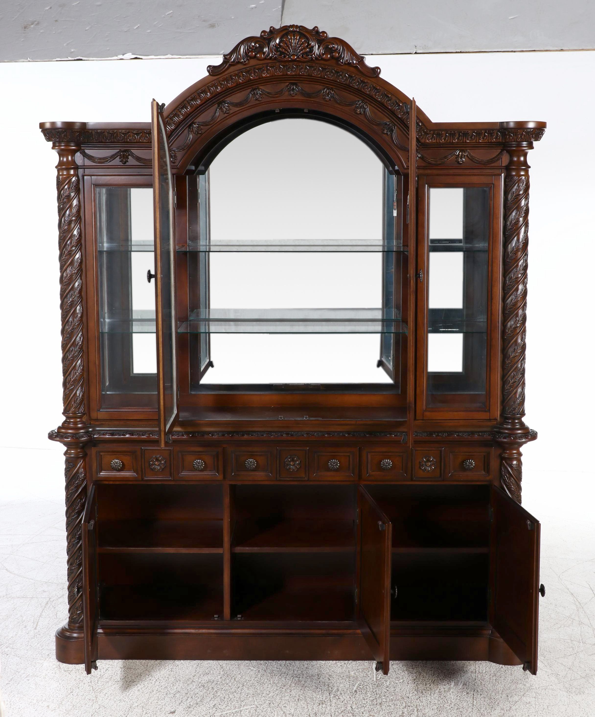 Ashley Furniture Baroque Style China Cabinet