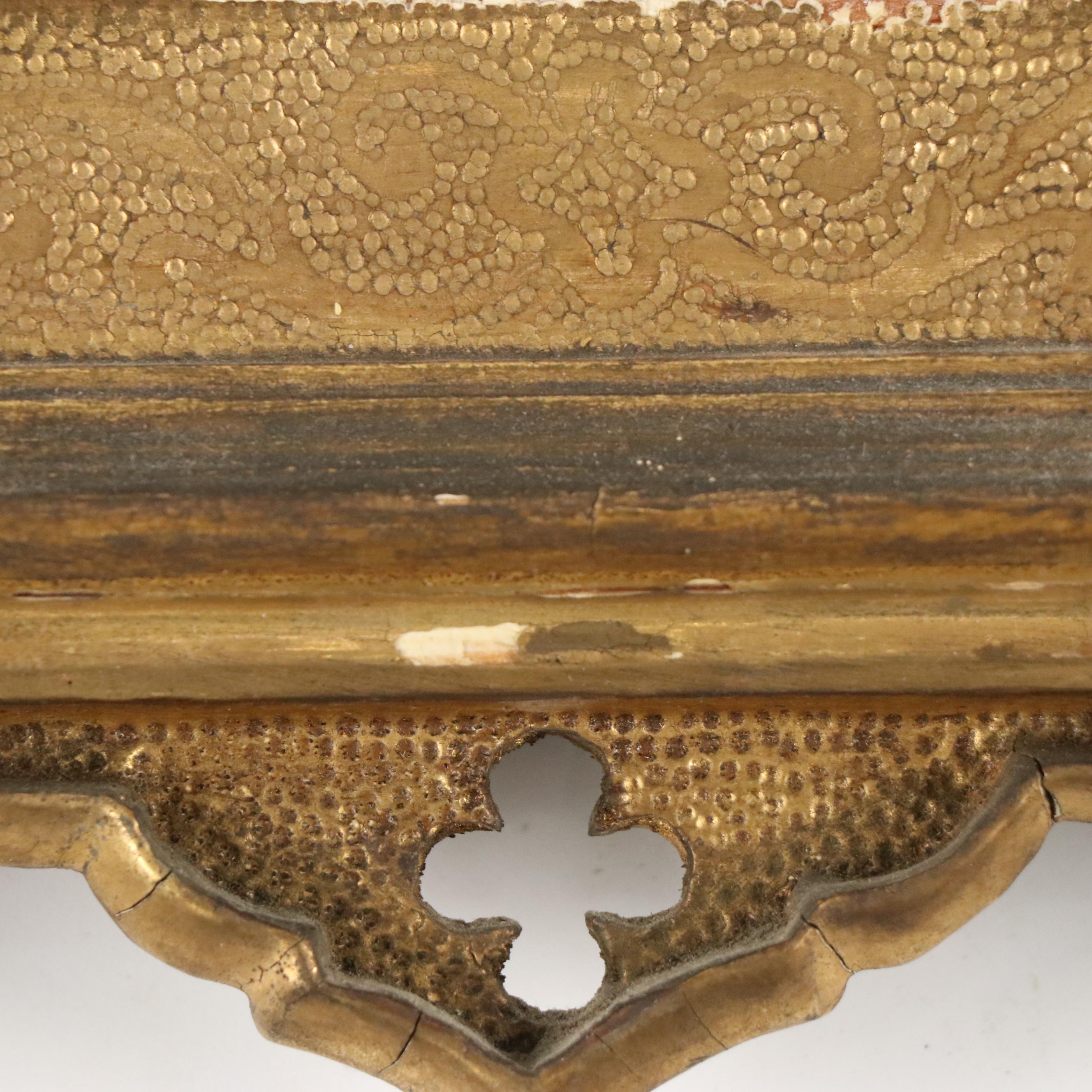 Italian "Angel with Lute" Icon After Fra Angelico, 19th Century