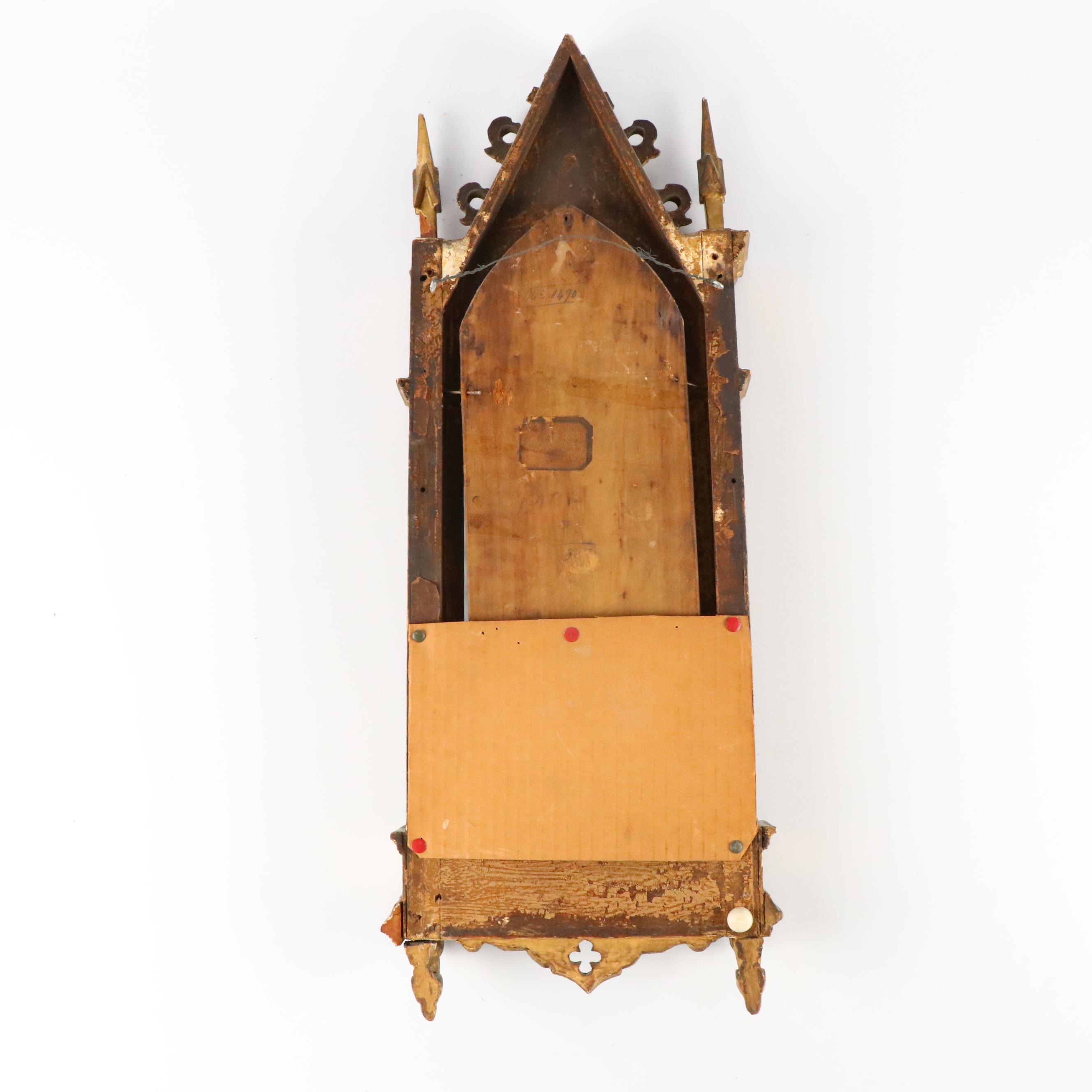 Italian "Angel with Lute" Icon After Fra Angelico, 19th Century