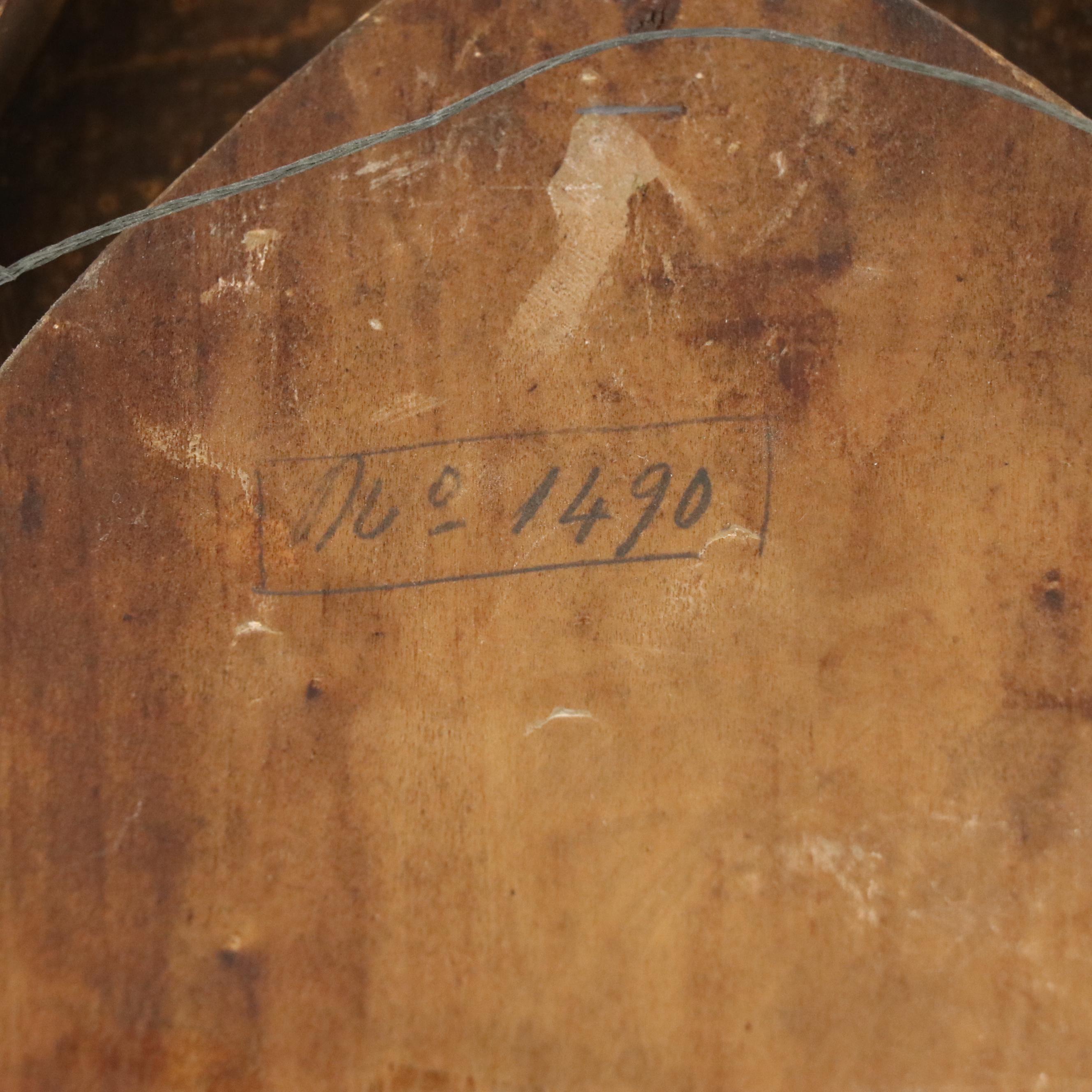 Italian "Angel with Lute" Icon After Fra Angelico, 19th Century