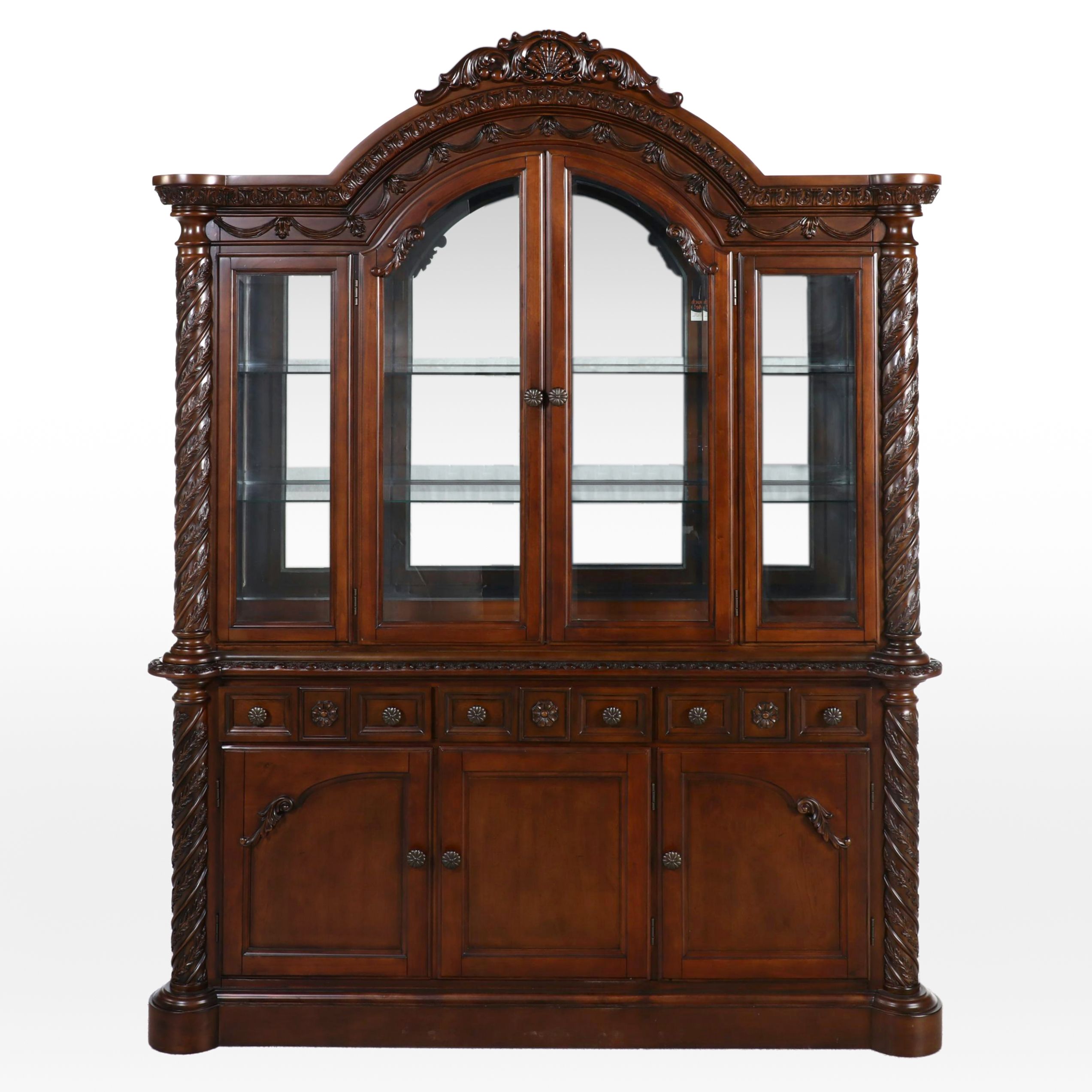 Ashley Furniture Baroque Style China Cabinet