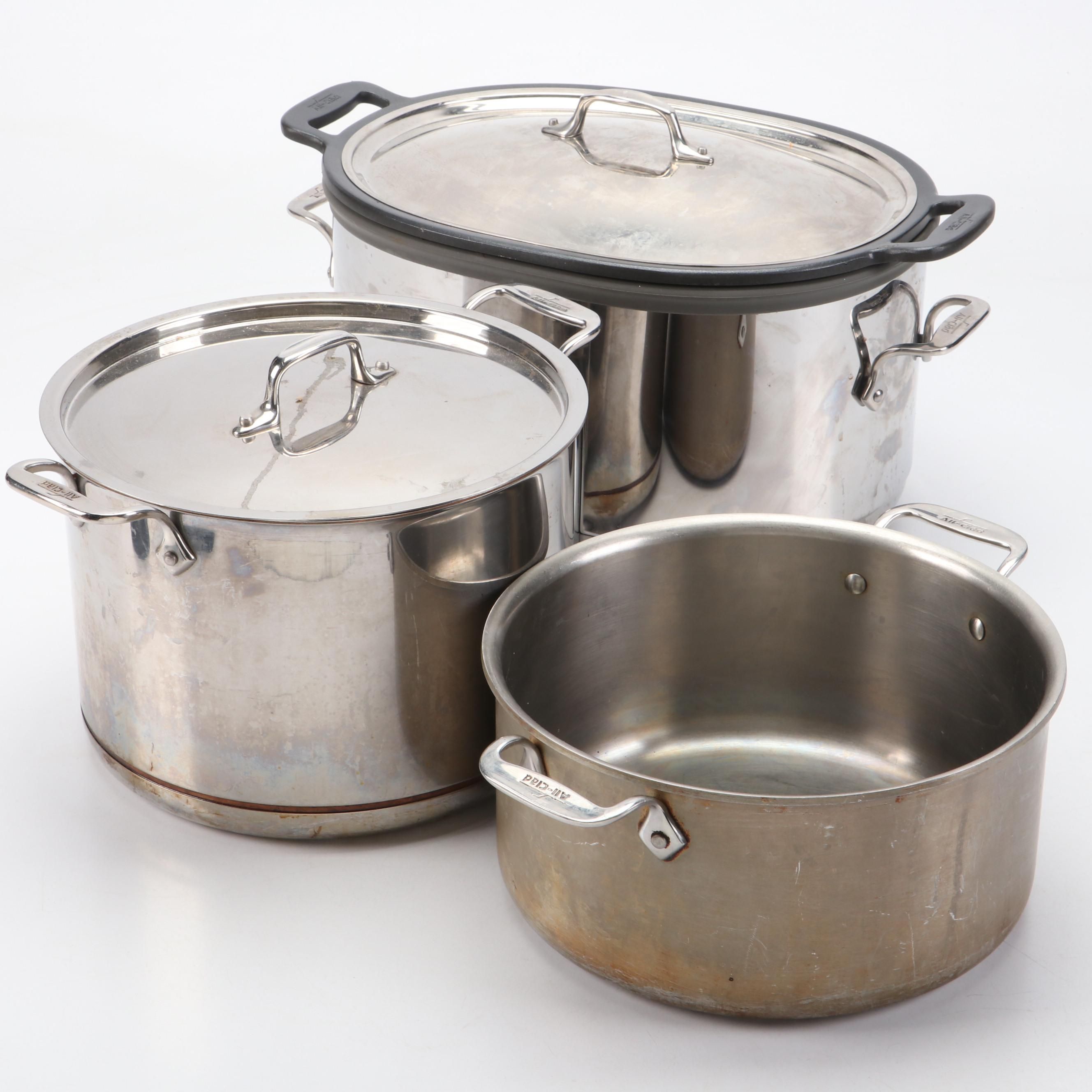 All-Clad Metal Slow Cooker and Pots