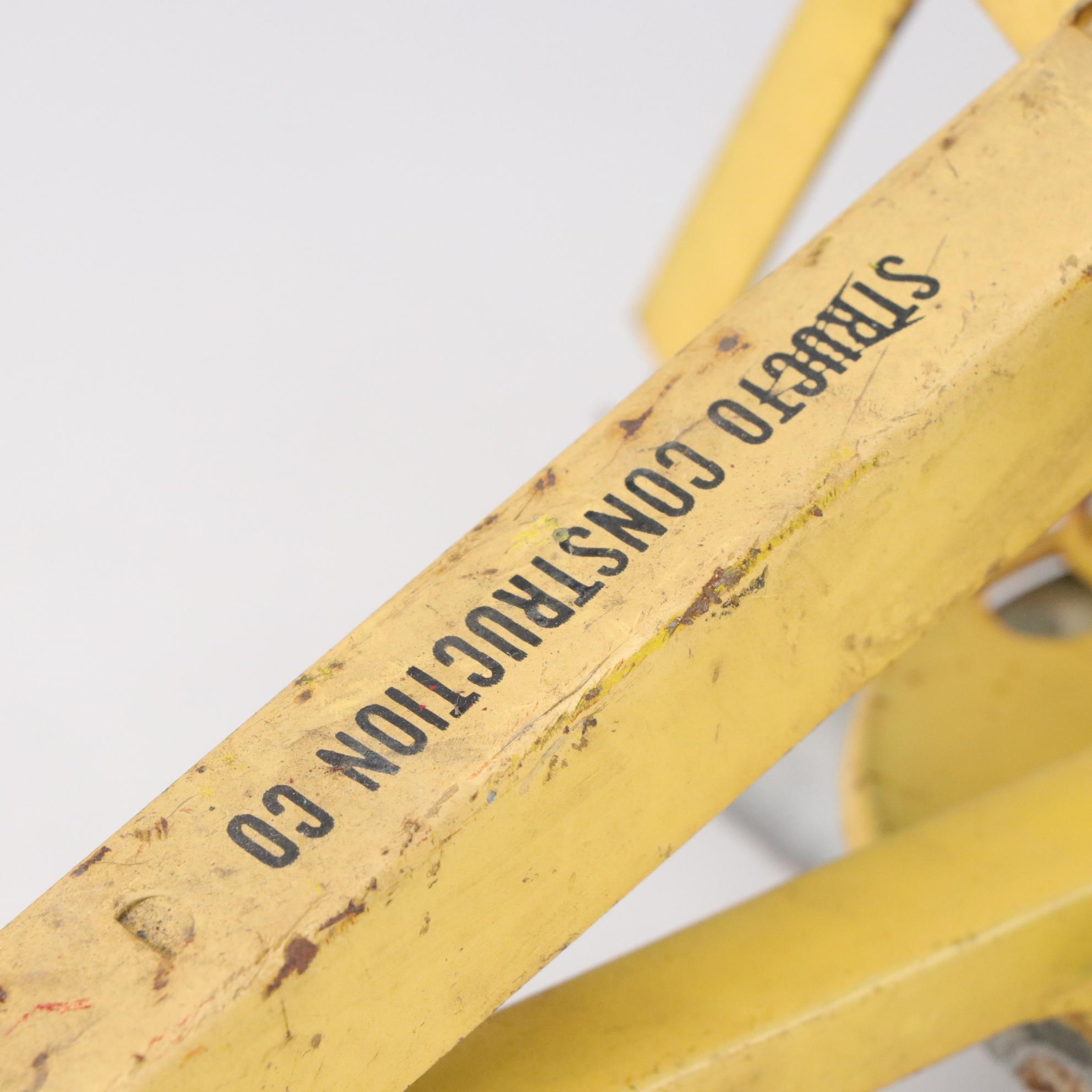Structo Metal Road Grader and Steam Shovel Toys, Mid 20th Century