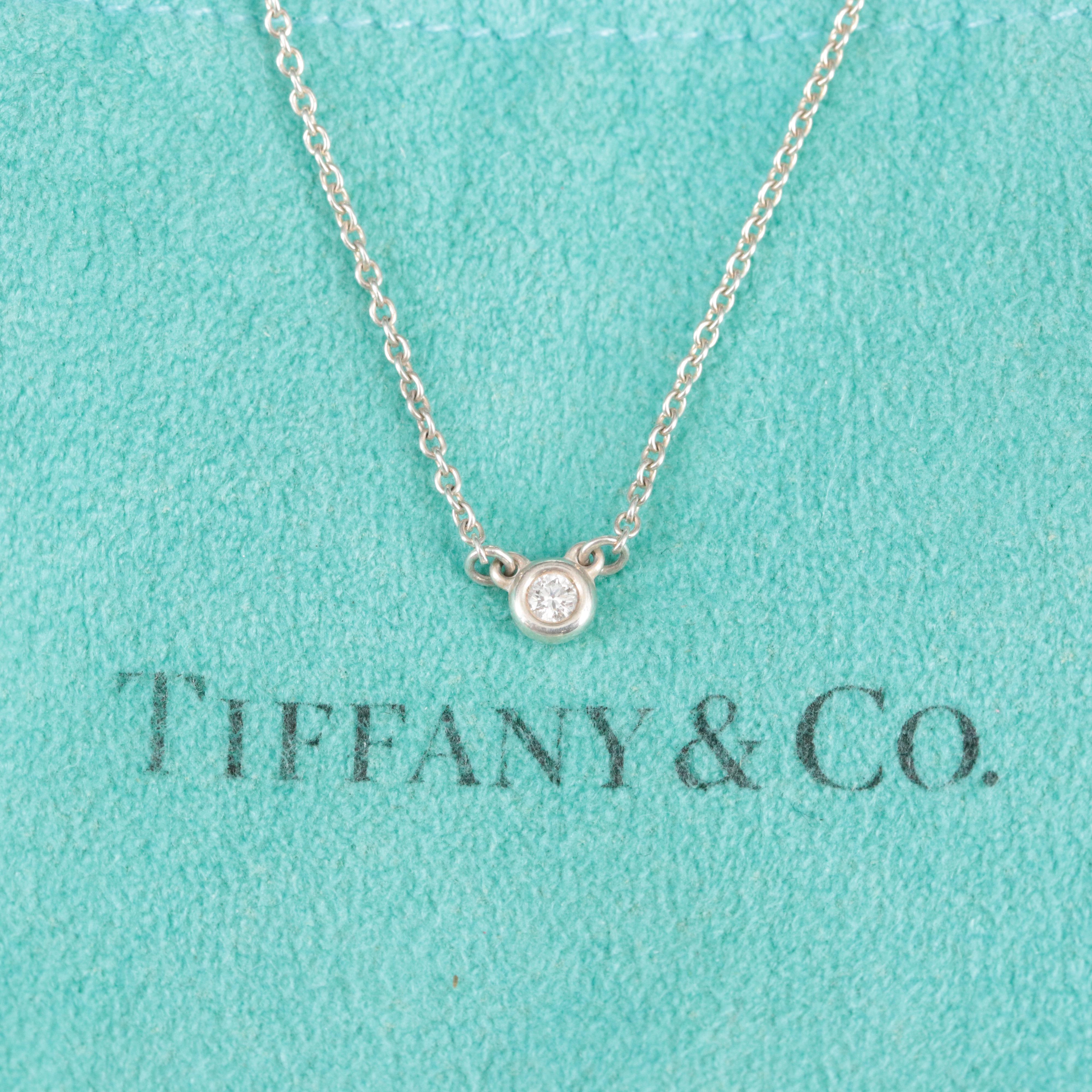 Elsa Peretti for Tiffany & Co. Diamonds By The Yard Sterling Necklace
