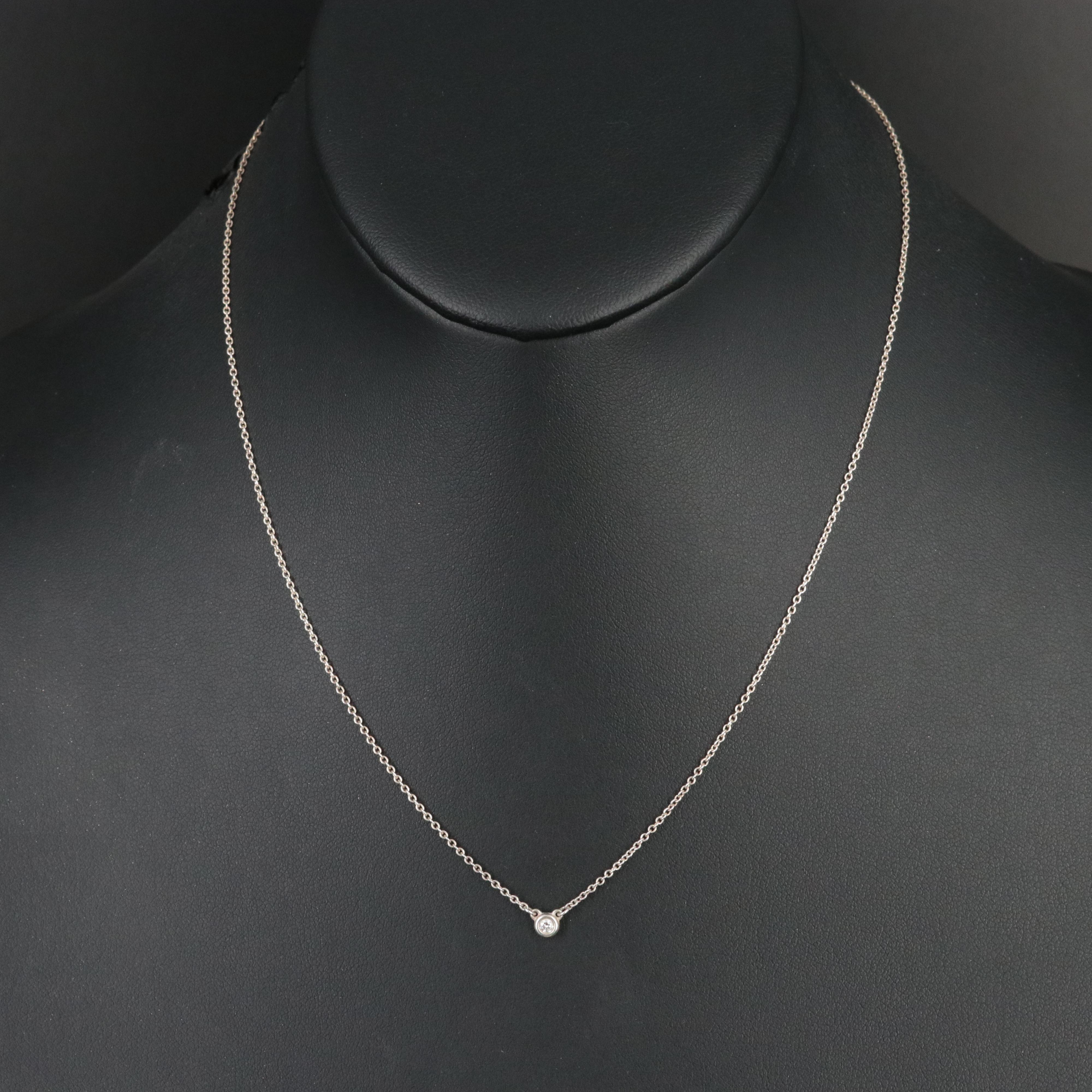 Elsa Peretti for Tiffany & Co. Diamonds By The Yard Sterling Necklace