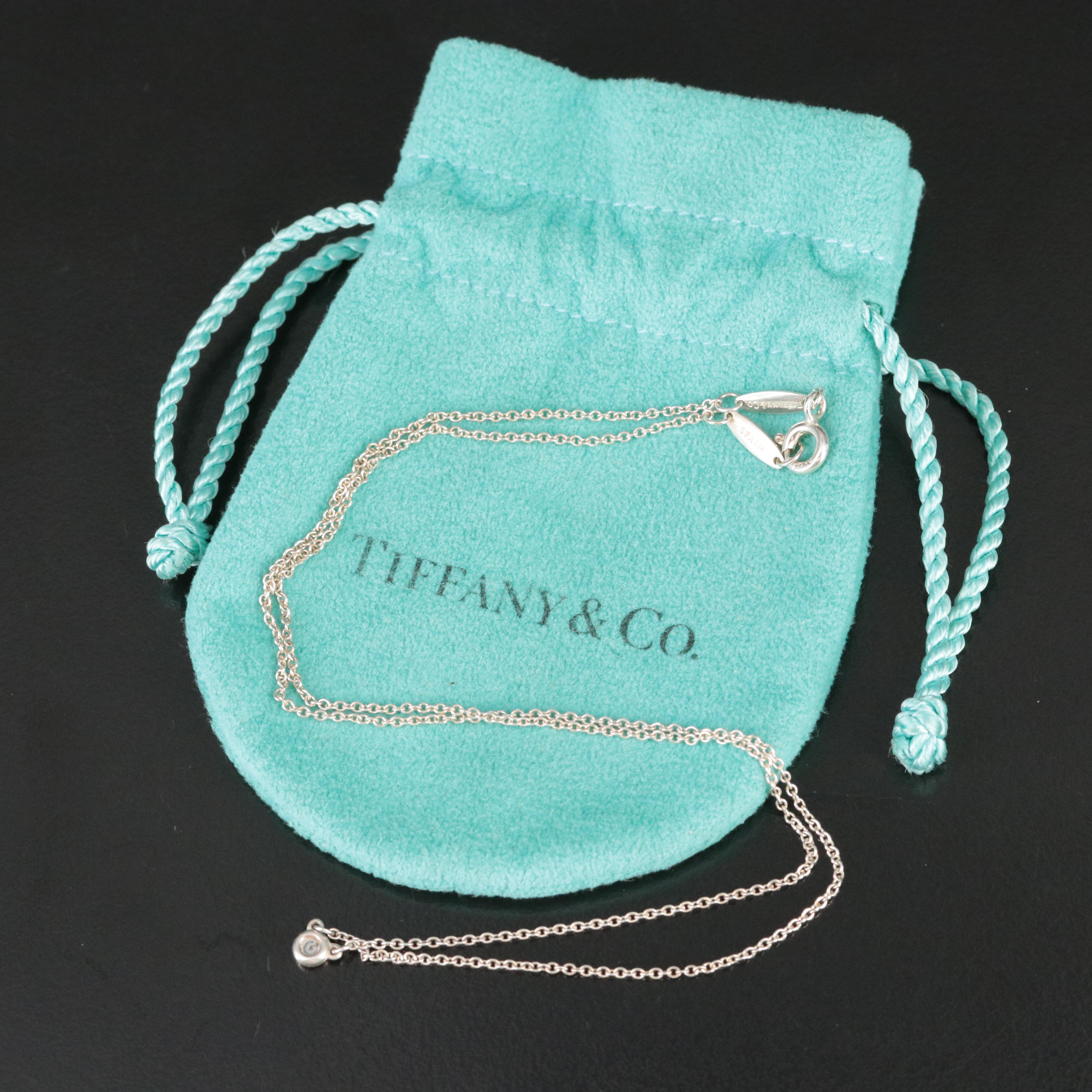 Elsa Peretti for Tiffany & Co. Diamonds By The Yard Sterling Necklace