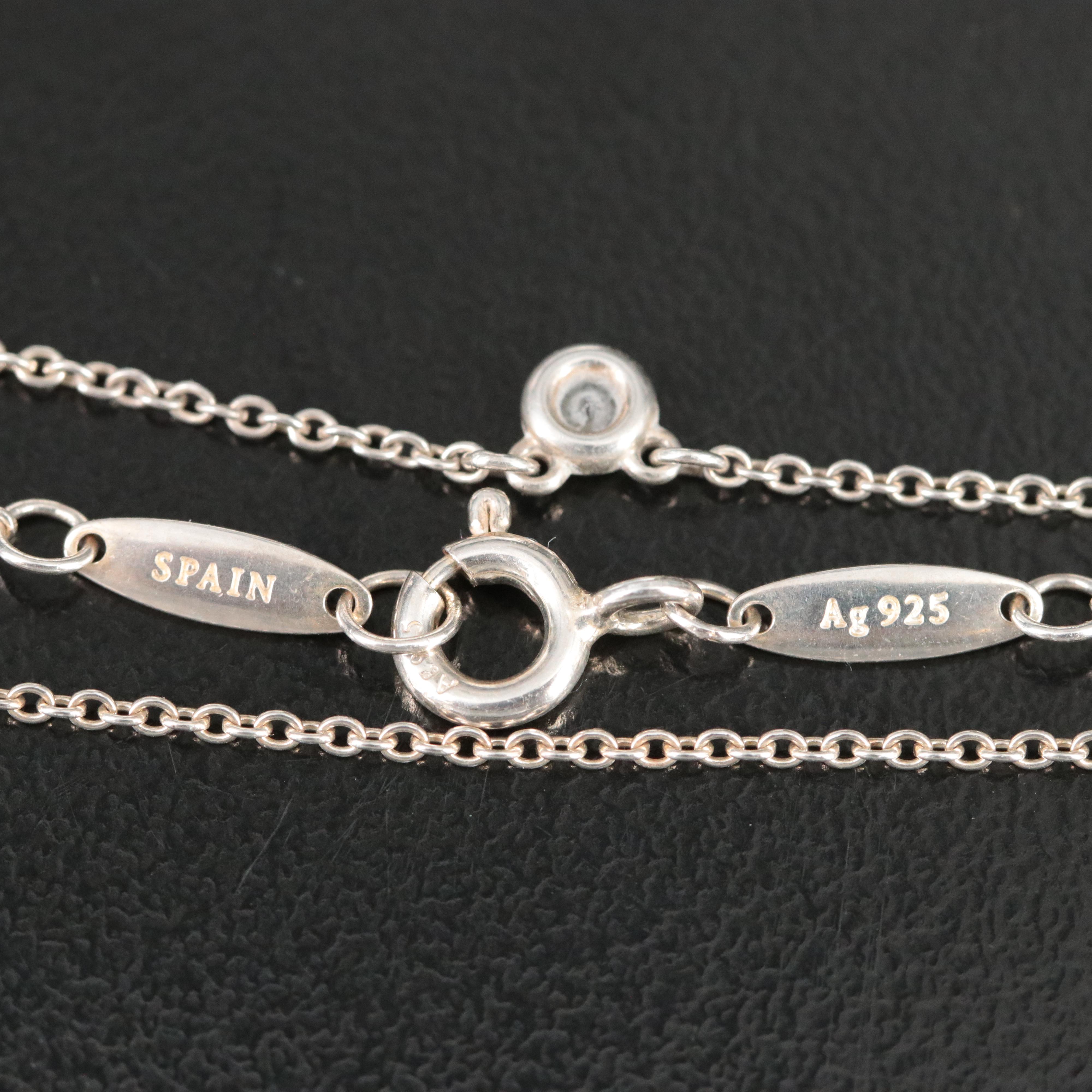 Elsa Peretti for Tiffany & Co. Diamonds By The Yard Sterling Necklace